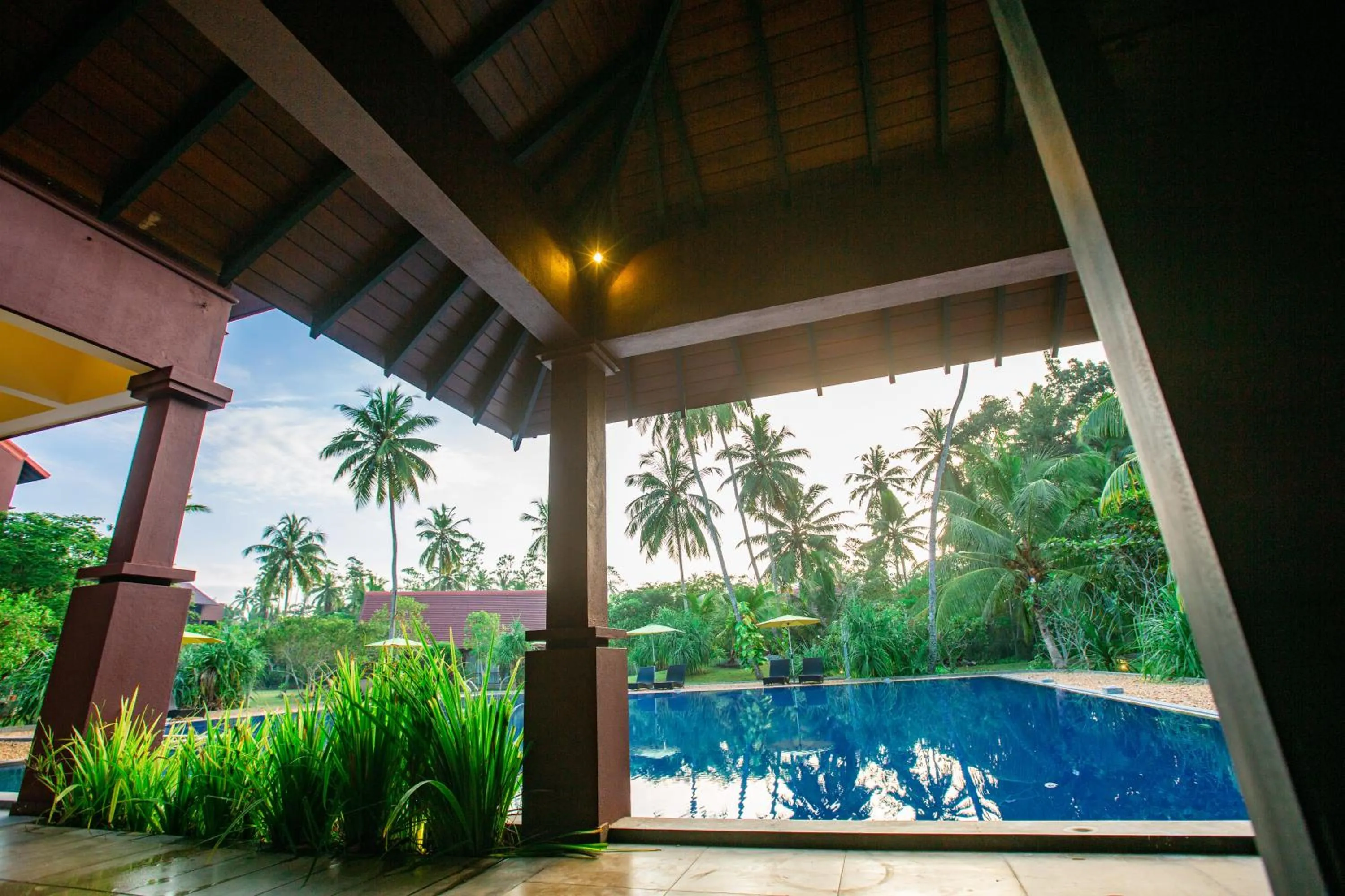 Pool view in Celestia Ayurveda Resort