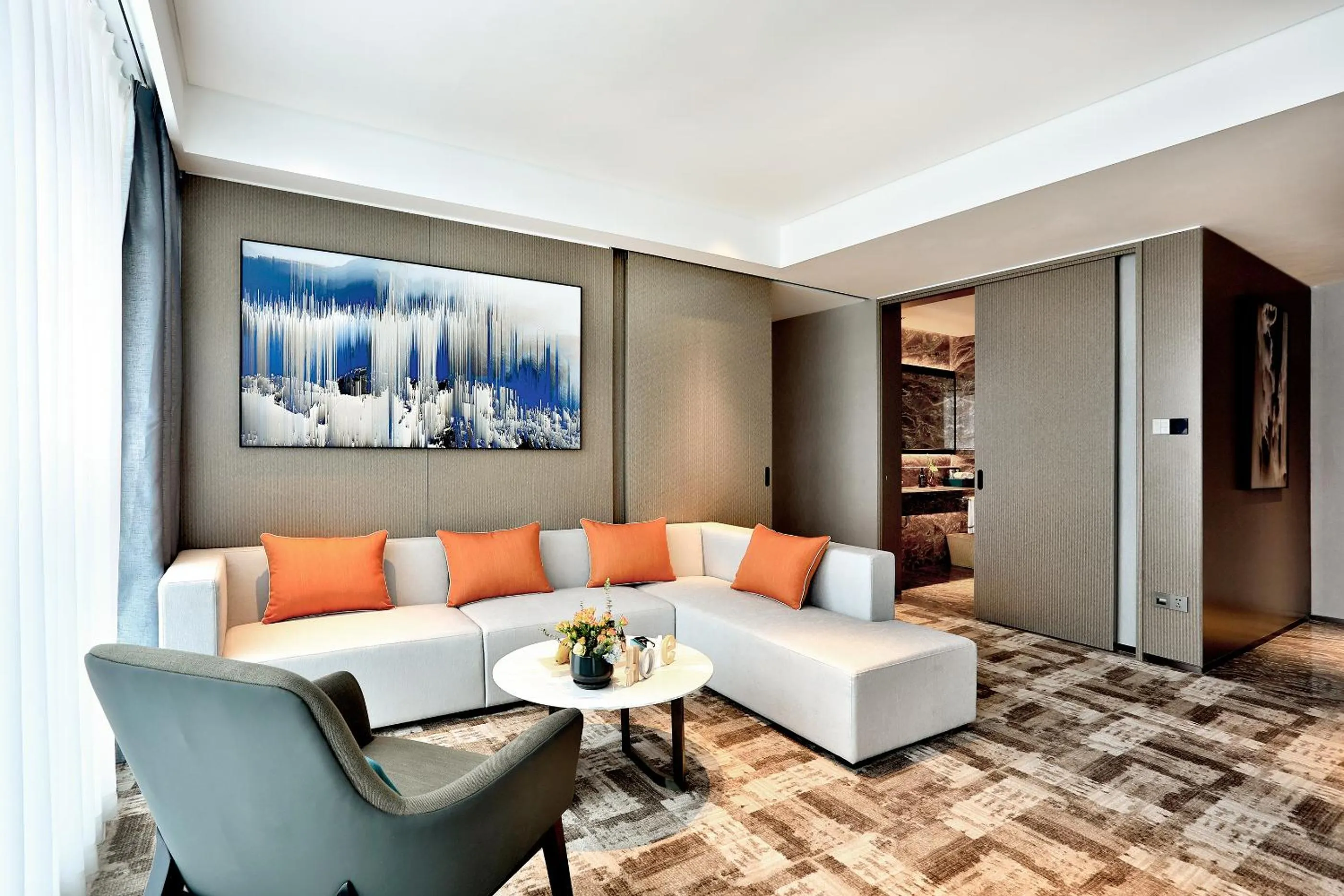 Seating area in Yiwu Yandoo Yayue Hotel