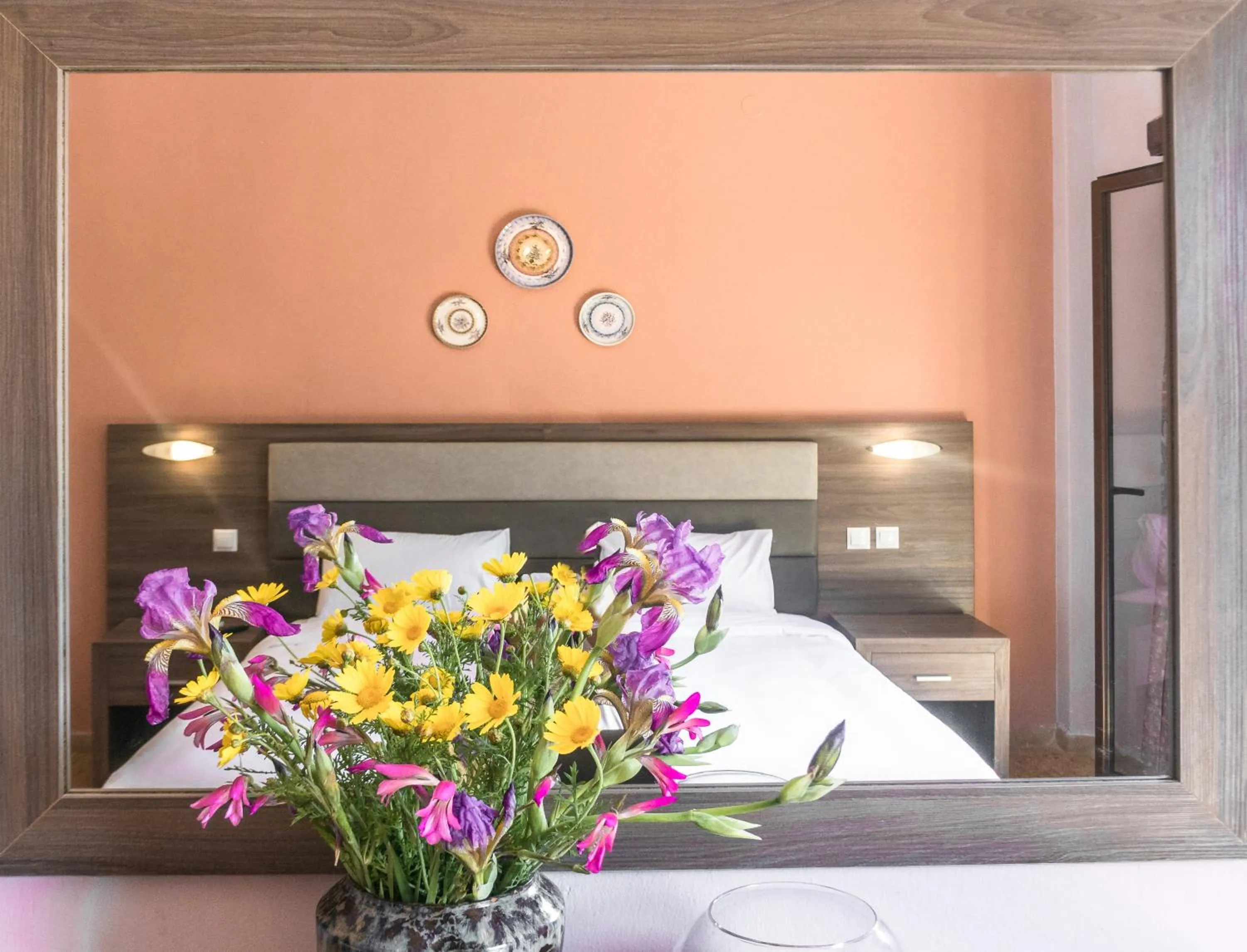 Bed in The Delfini Hotel