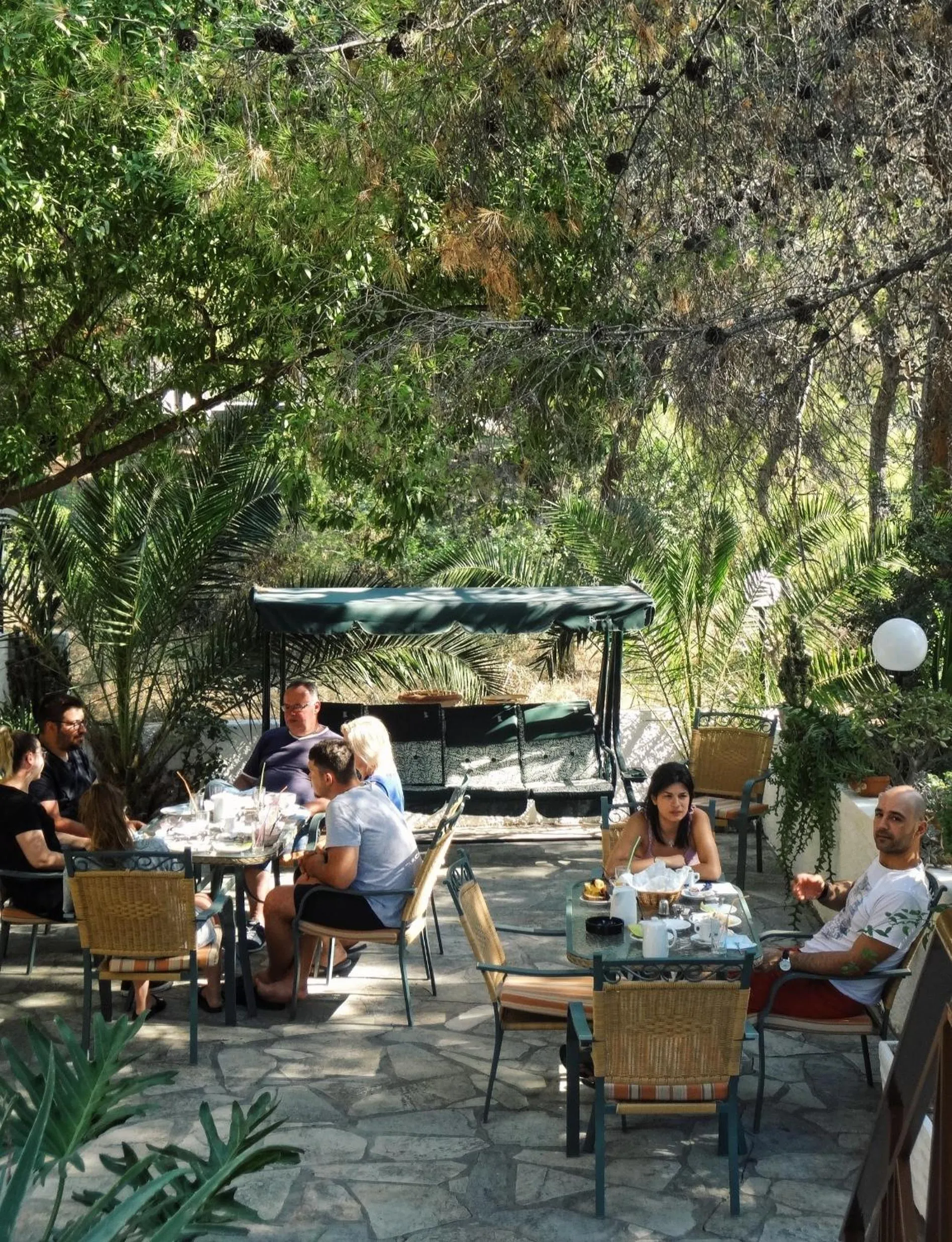 Garden view in The Delfini Hotel