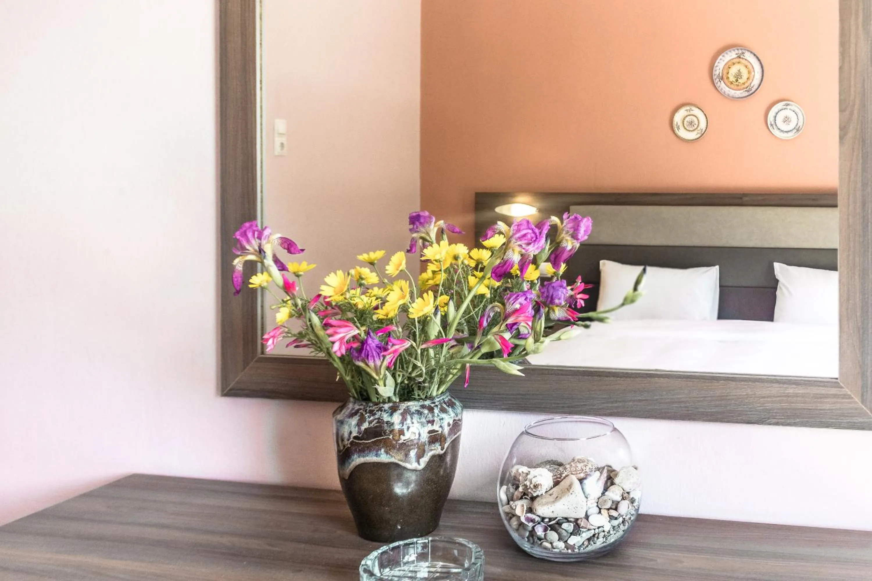 Bed in The Delfini Hotel