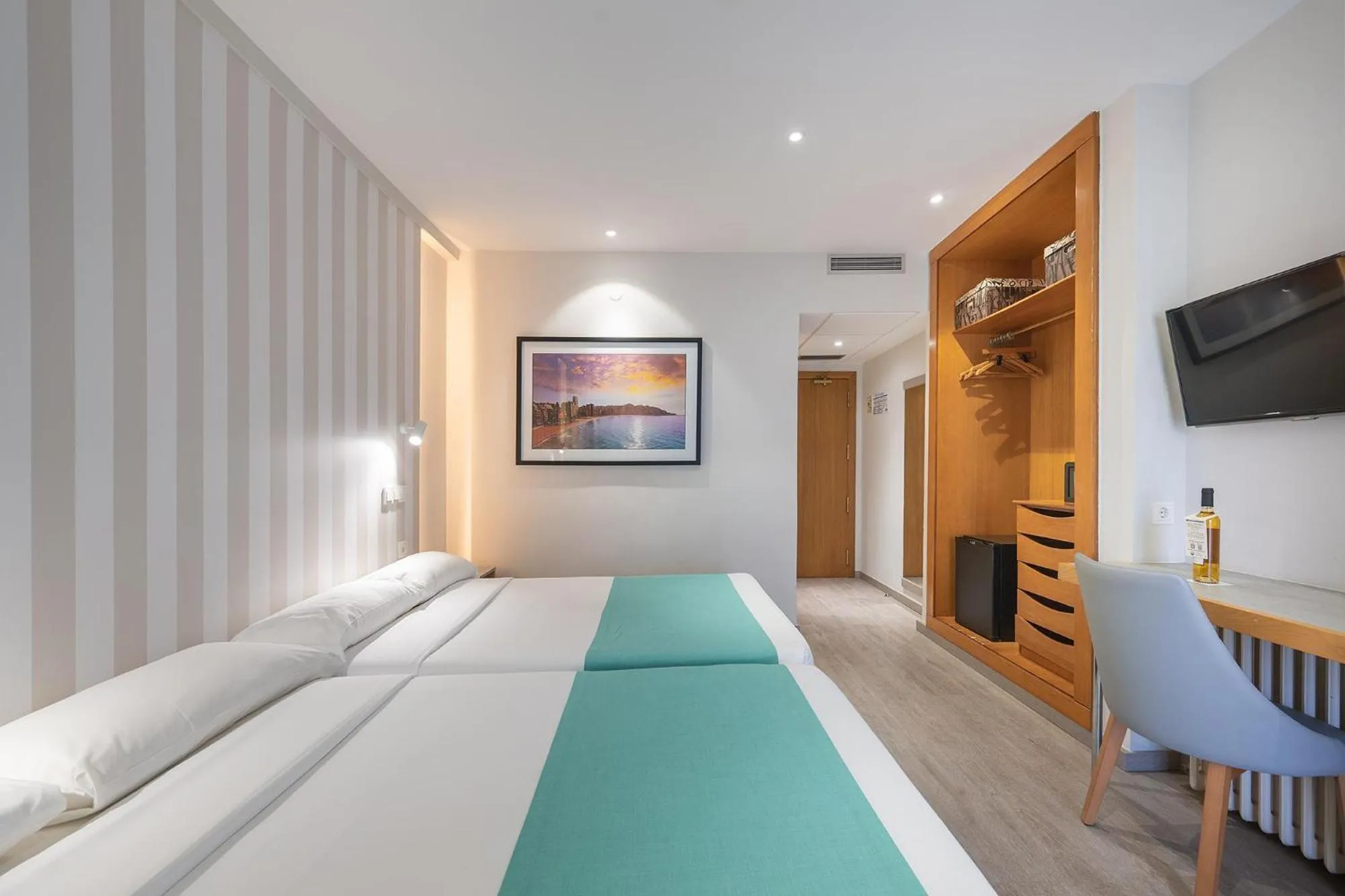 Photo of the whole room, Bed in Poseidon Resort