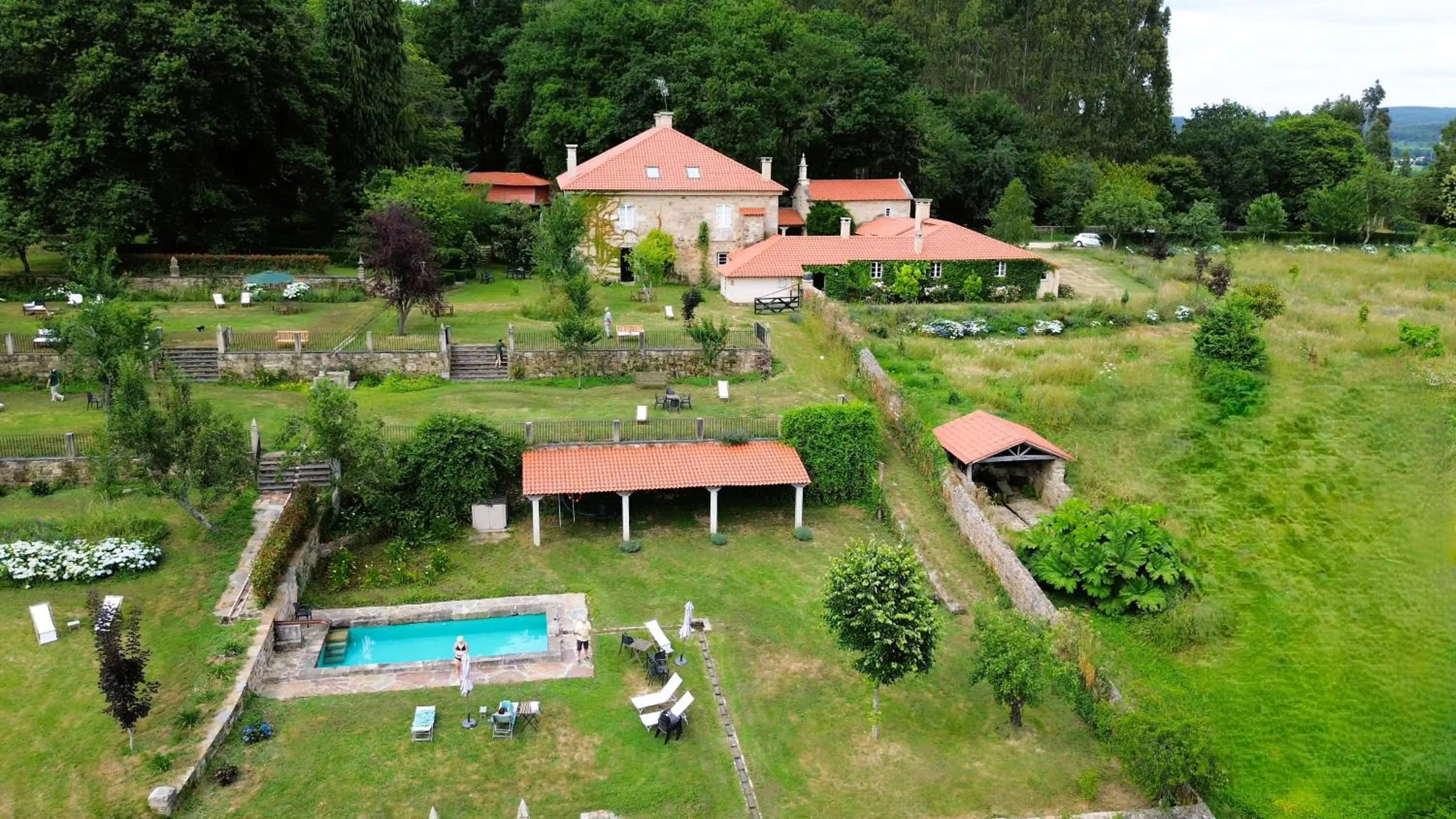 Property building in Hotel Pazo de Bieite