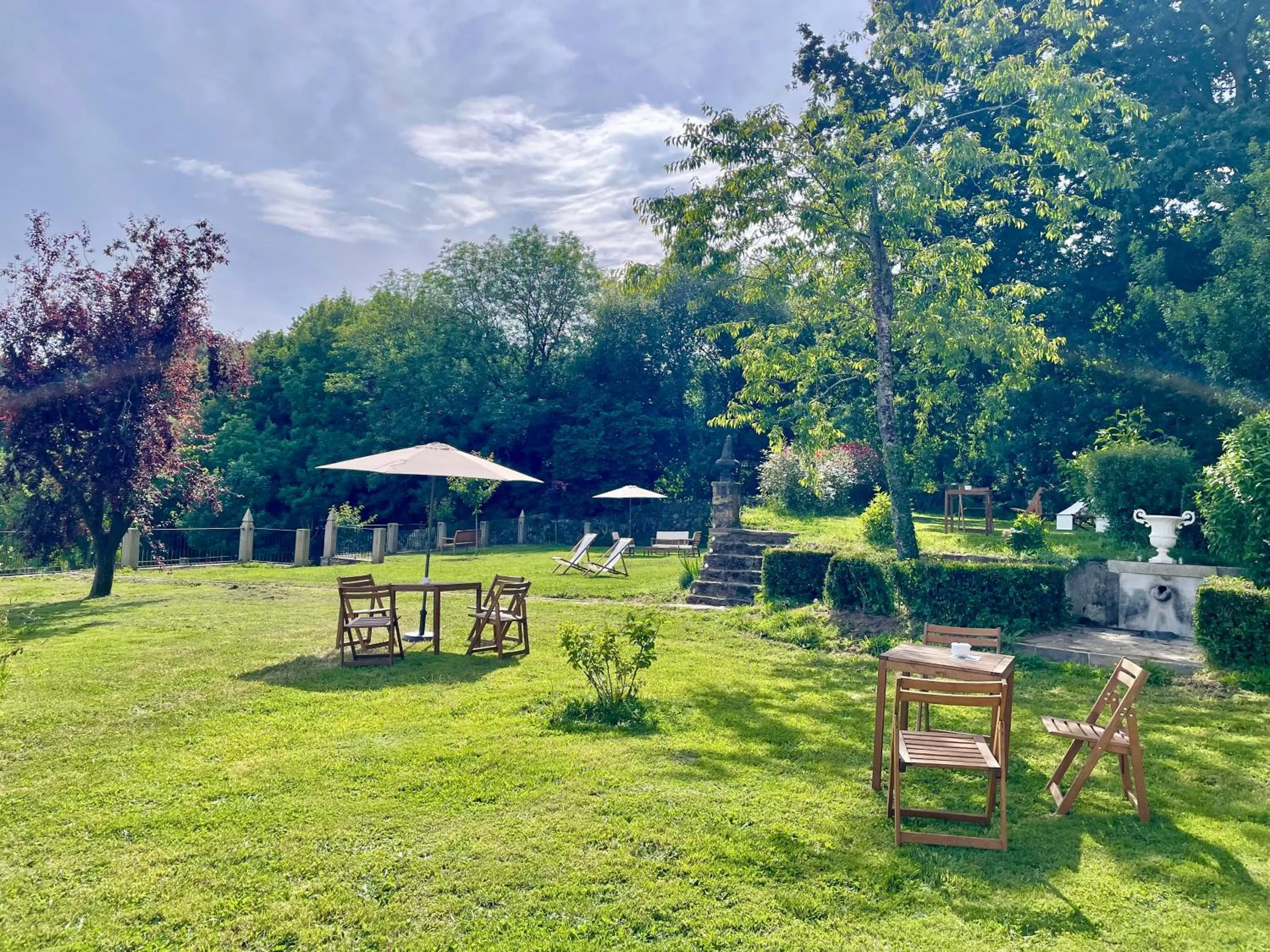 Garden in Hotel Pazo de Bieite