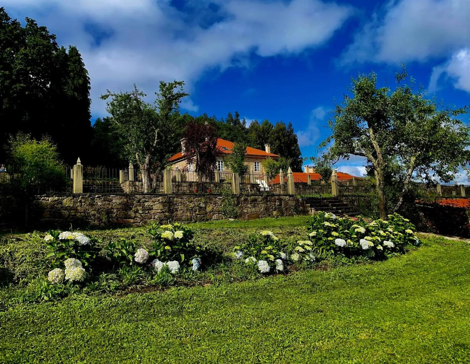 Garden in Hotel Pazo de Bieite
