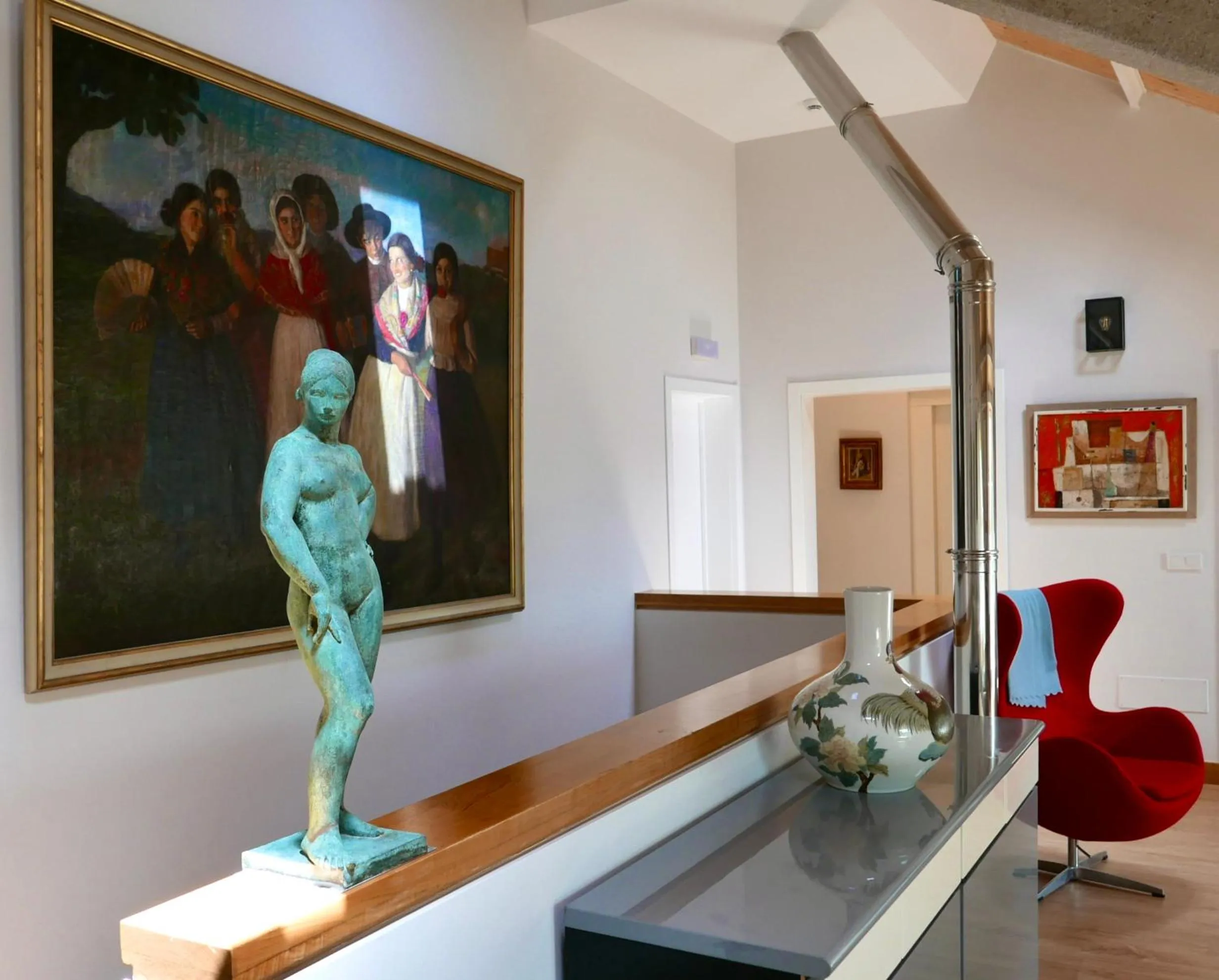 Living room in Hotel Pazo de Bieite