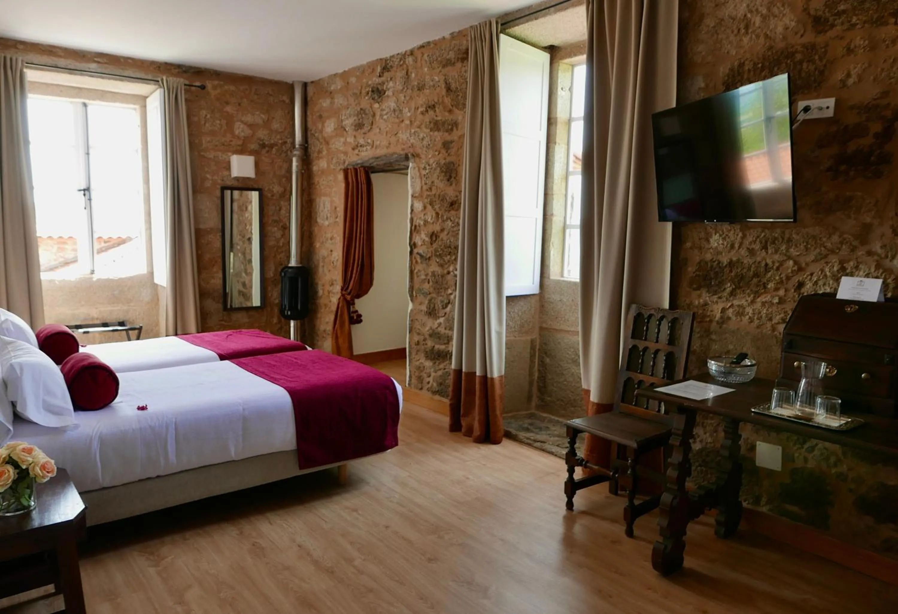 Bedroom, Bed in Hotel Pazo de Bieite