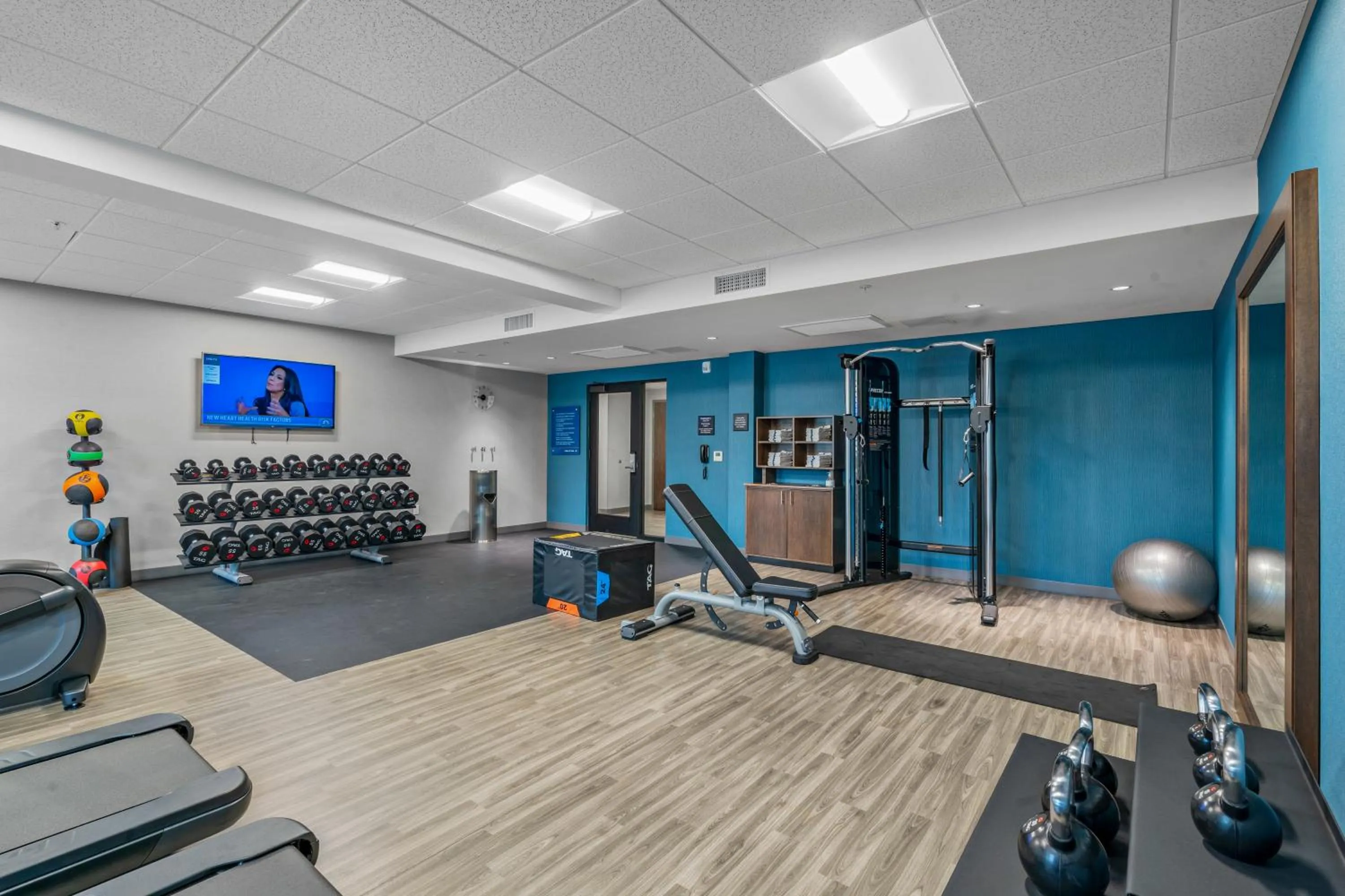 Fitness centre/facilities in Hampton Inn Morro Bay
