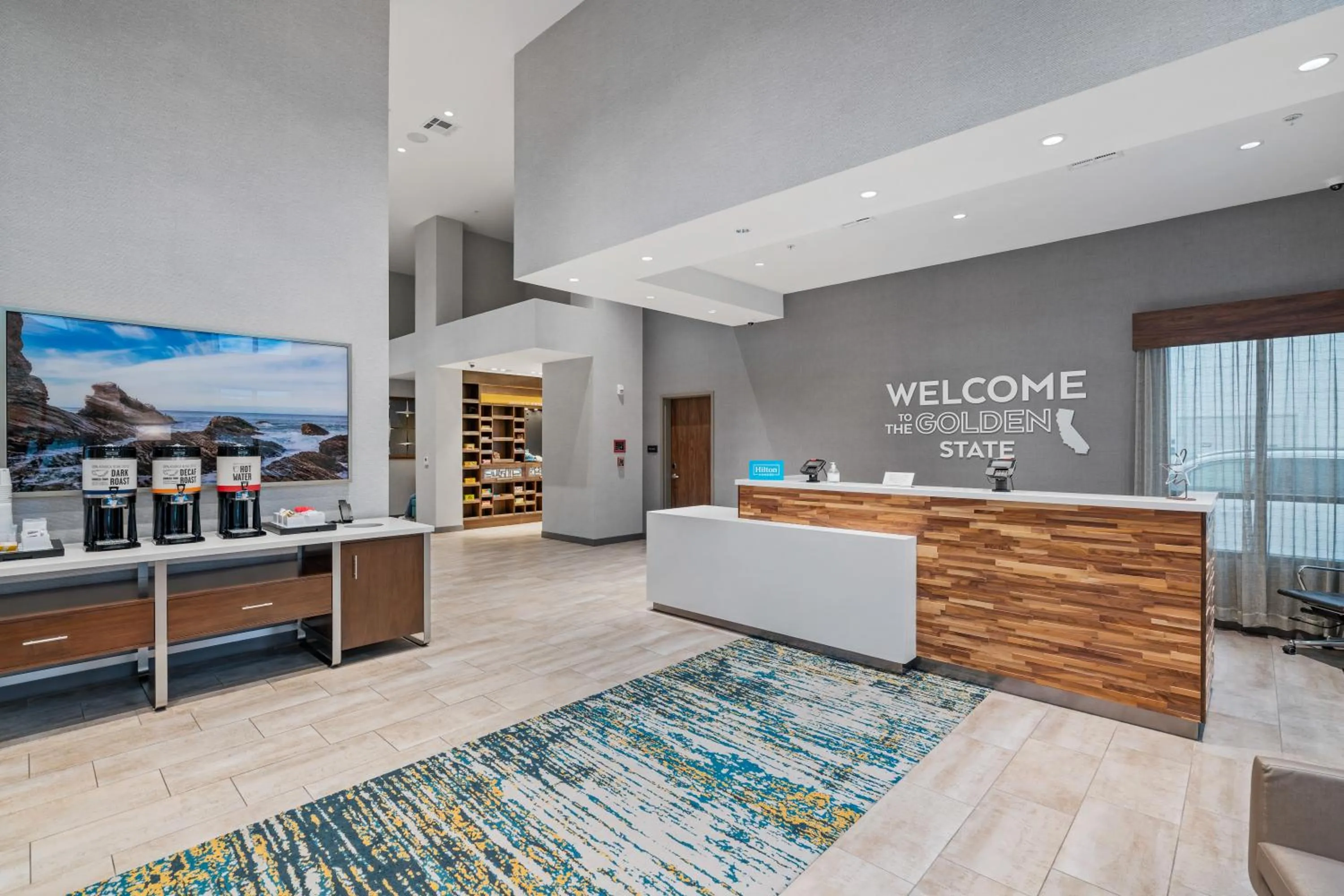 Lobby or reception in Hampton Inn Morro Bay