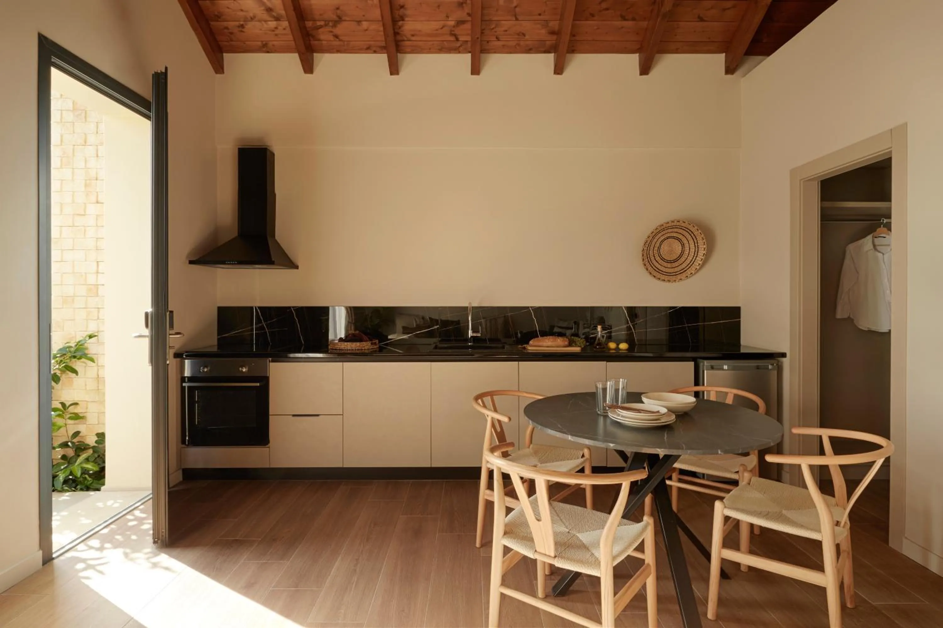 kitchen in Poesia Suites