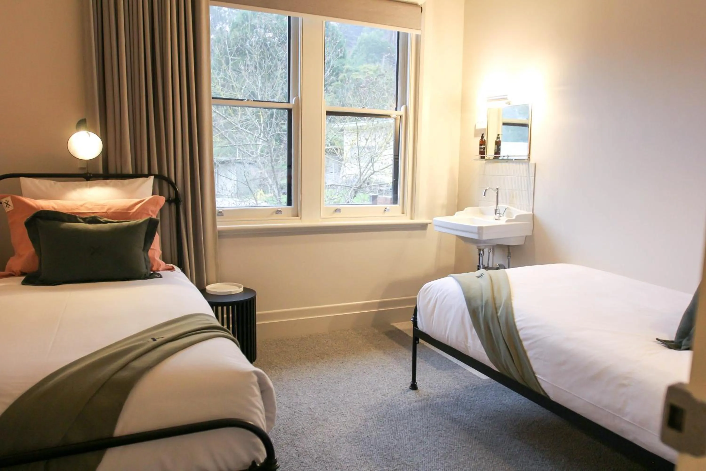 Bed in Alpine Hotel, Eat Drink Sleep