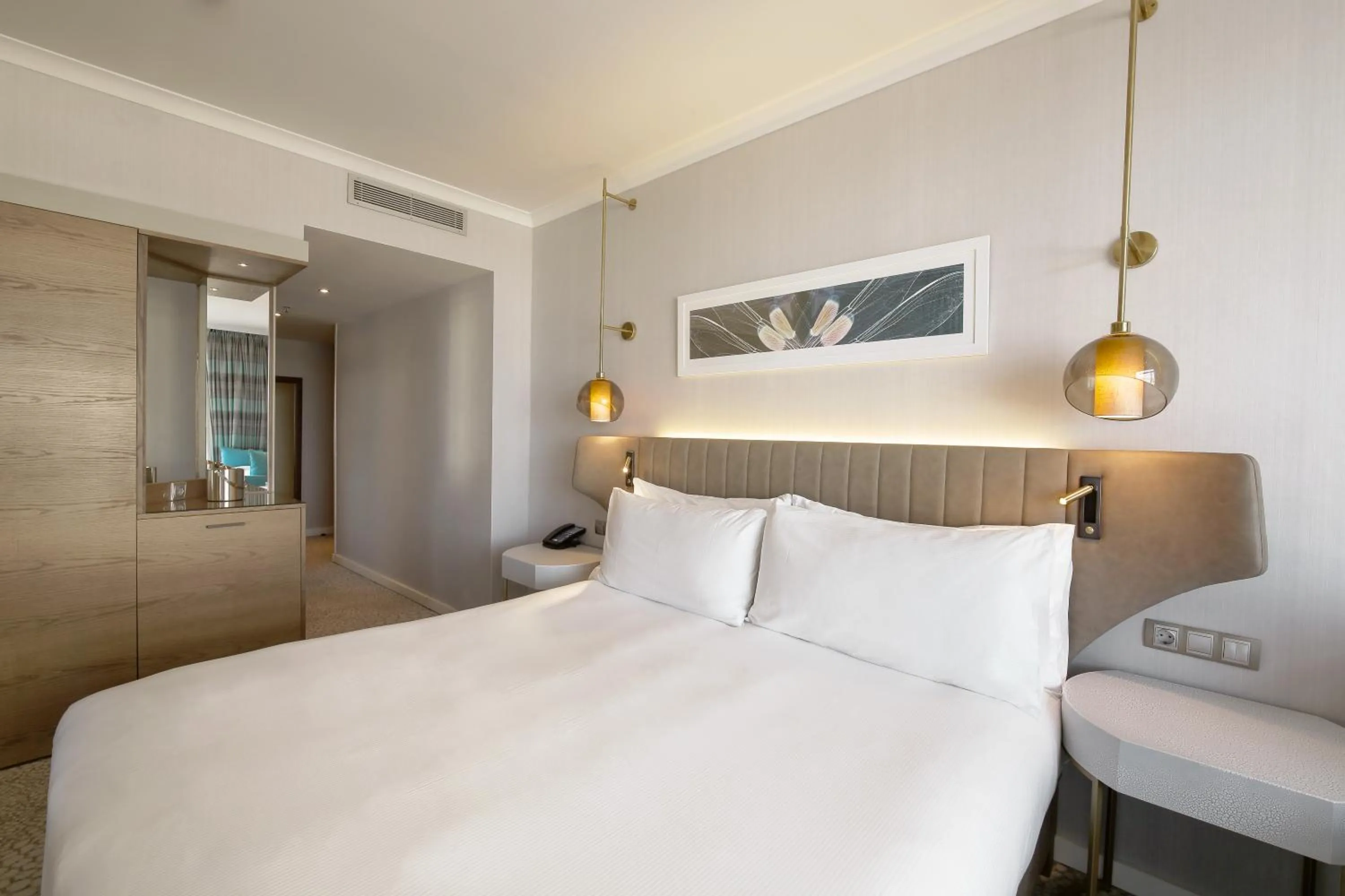 Bedroom, Bed in Hilton Diagonal Mar Barcelona