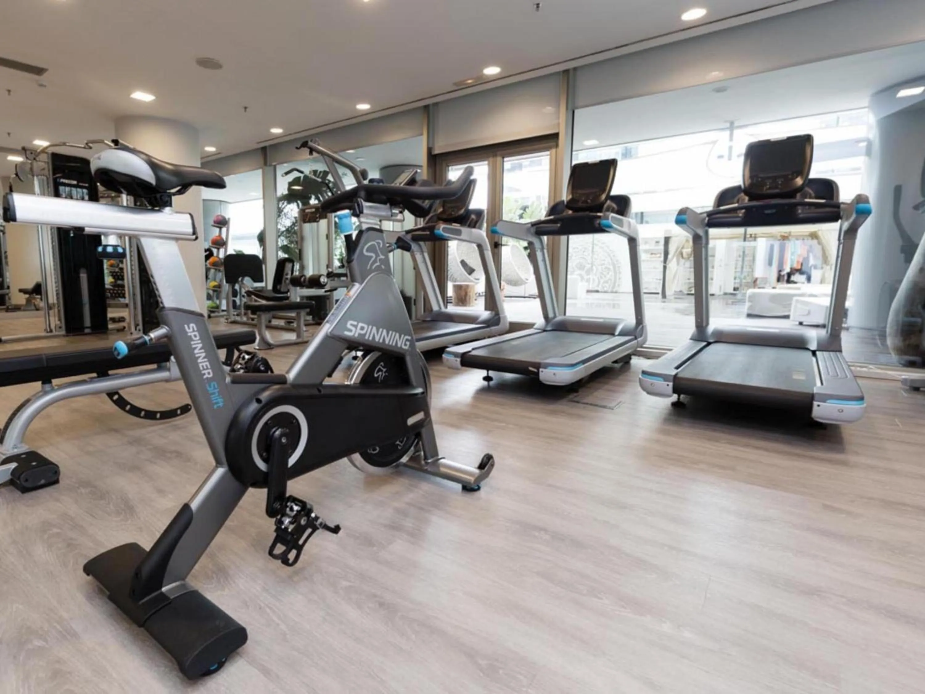 Fitness centre/facilities in Hilton Diagonal Mar Barcelona