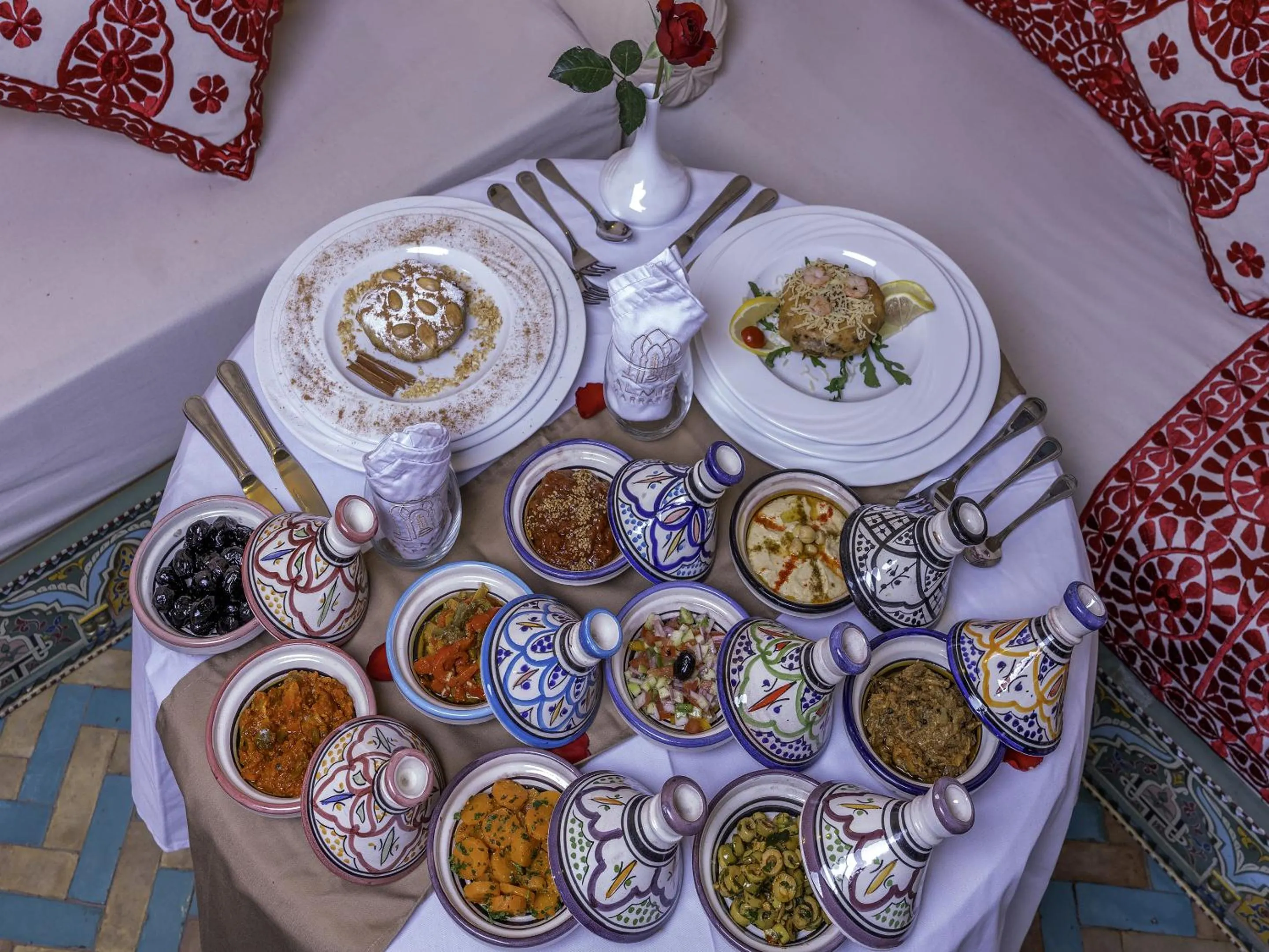 Kitchen or kitchenette in Riad Almisk