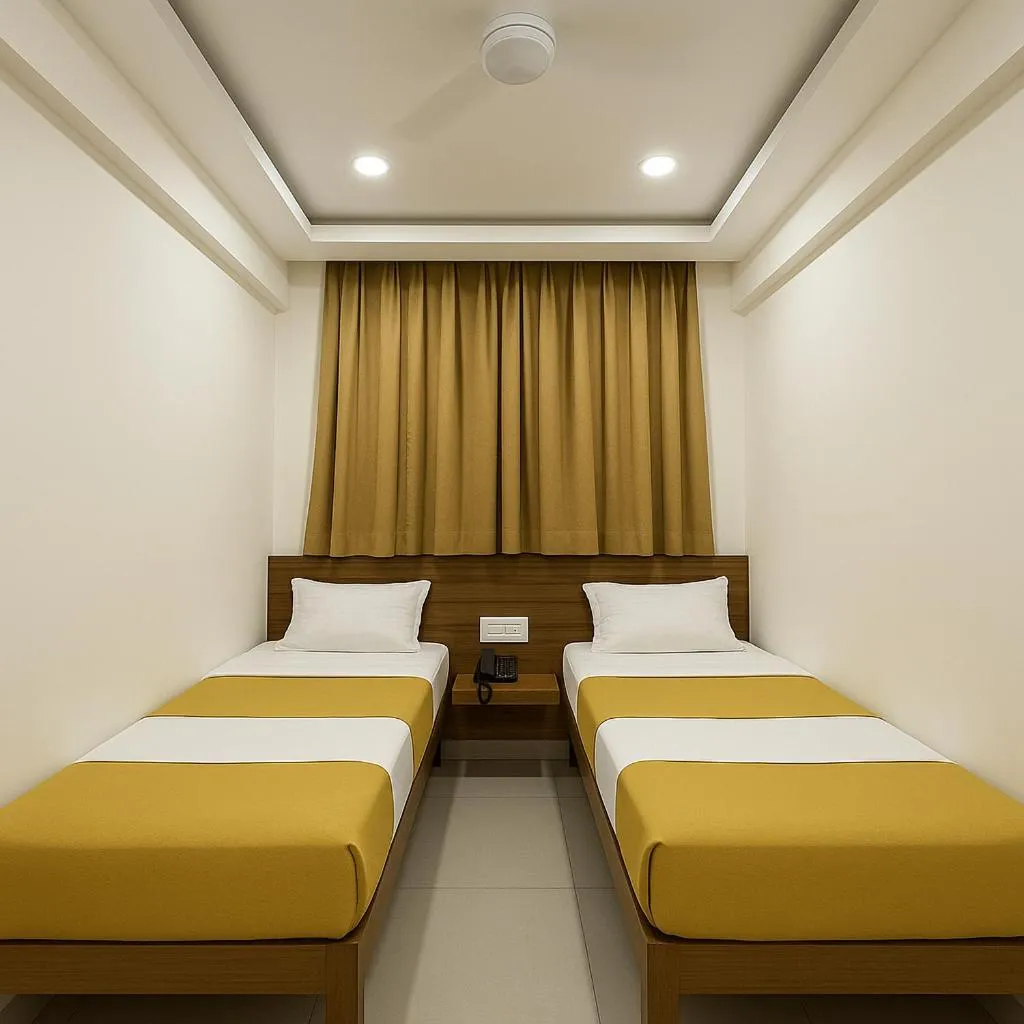 Bedroom, Bed in Stay Guru Hari Om Residency