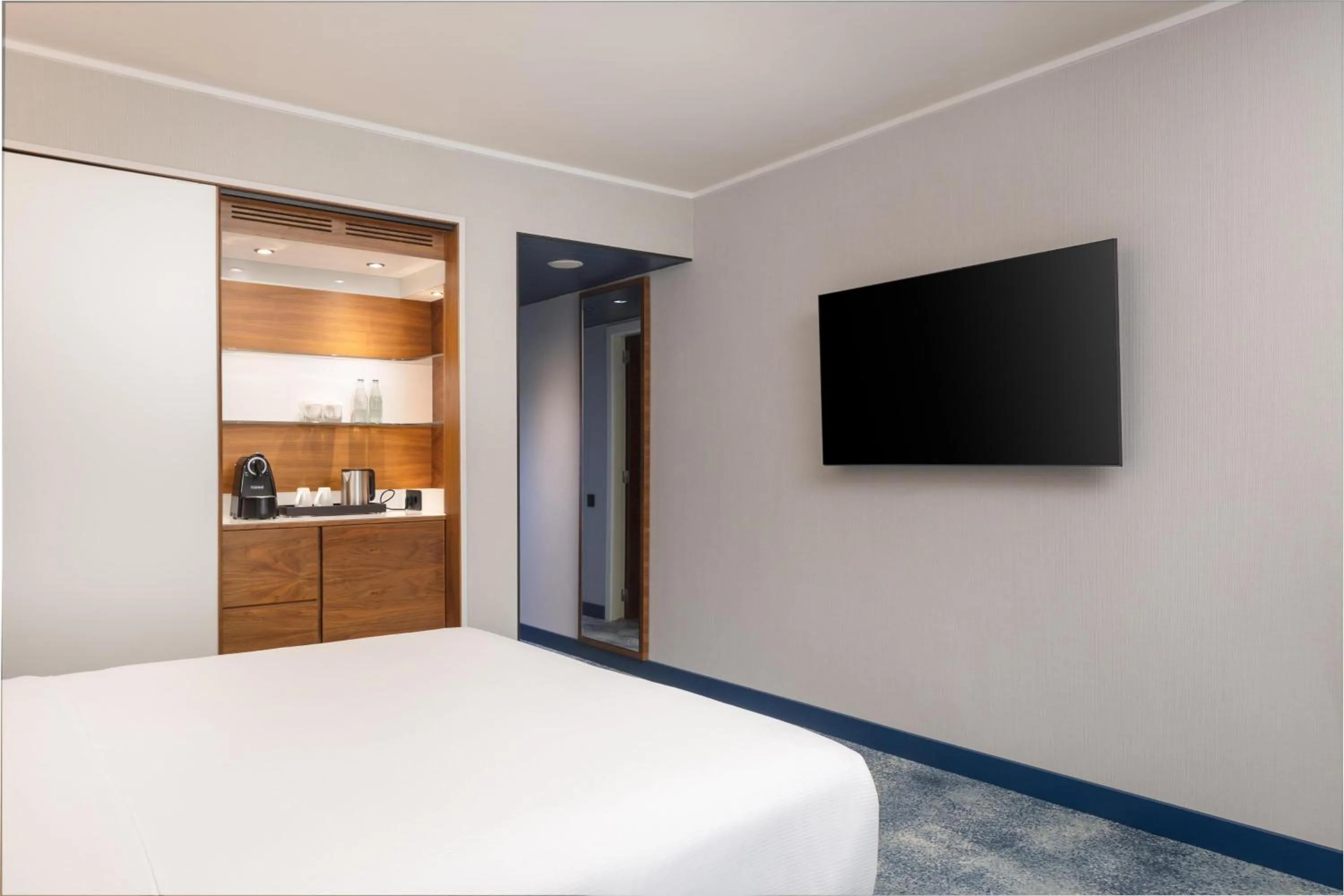 Bed in Hilton Barcelona