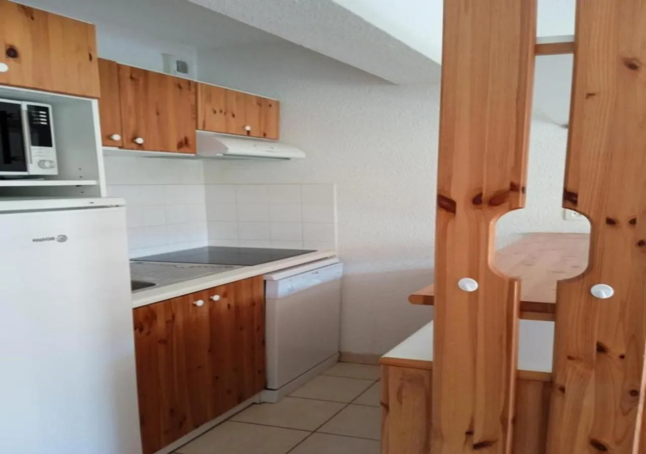 Kitchen or kitchenette in Olydea Montbrun-les-Bains
