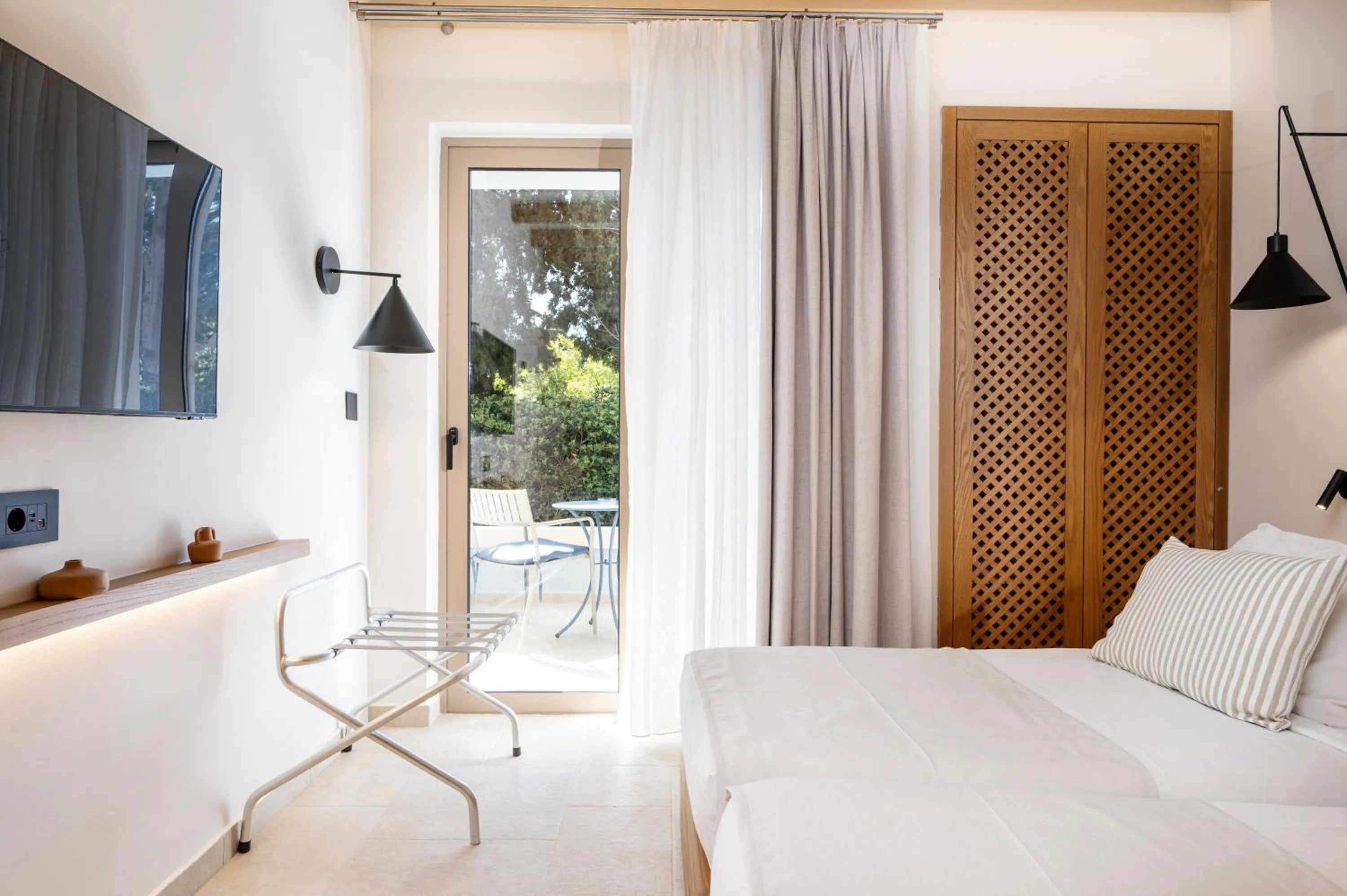 Bedroom, Bed in Aegean Houses