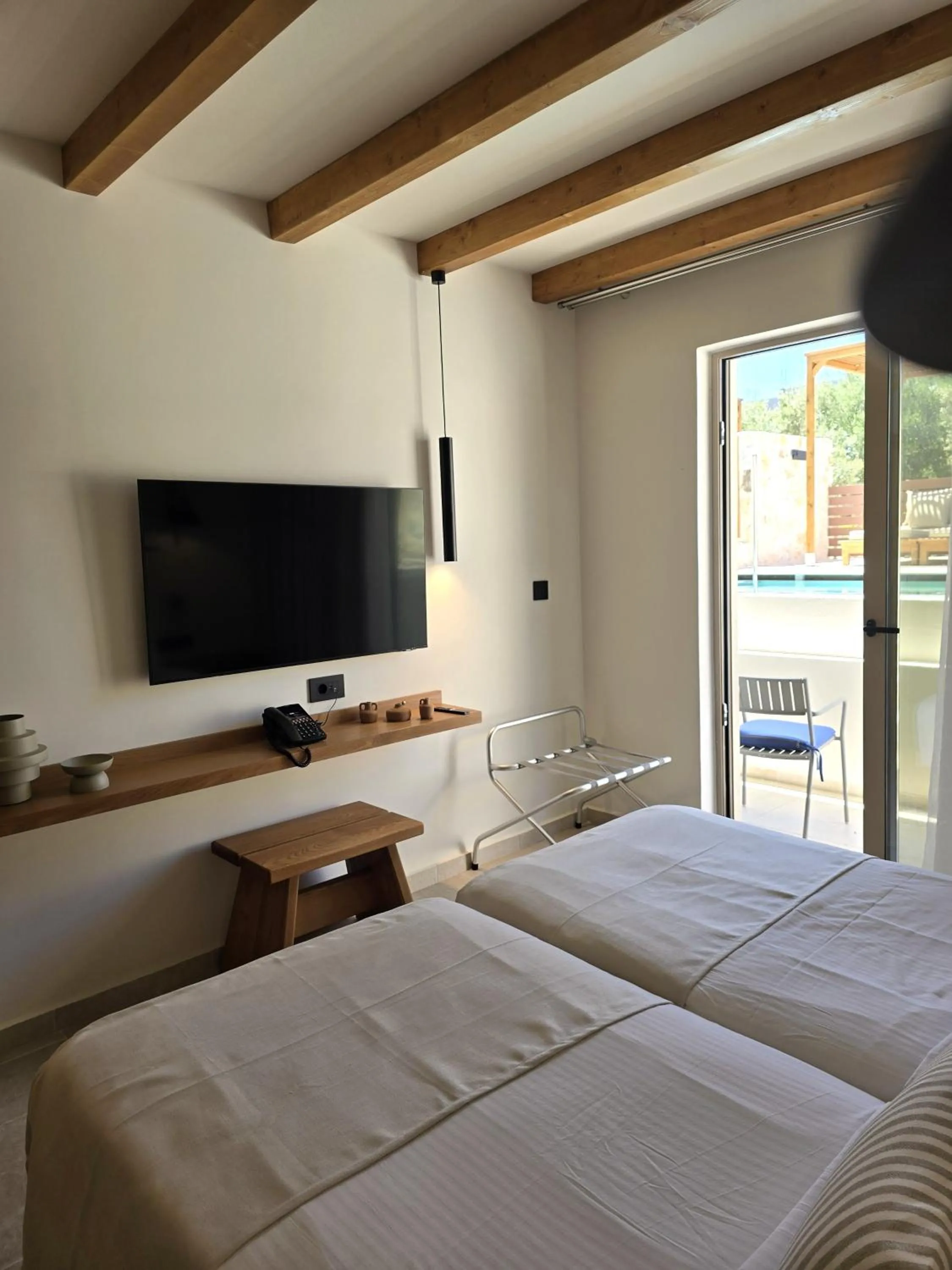 Bedroom, Bed in Aegean Houses