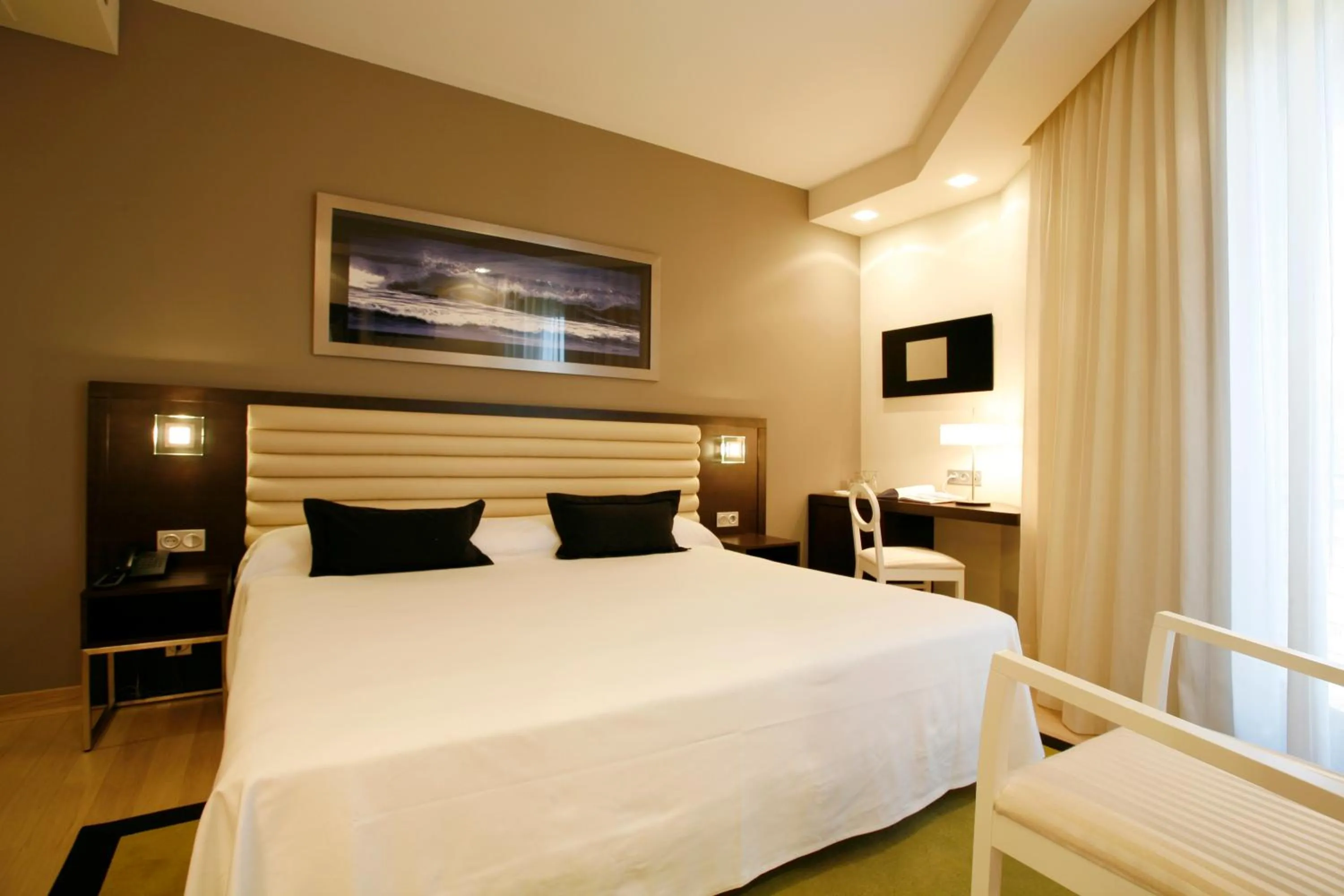 Bed in Hotel Bienestar Moaña