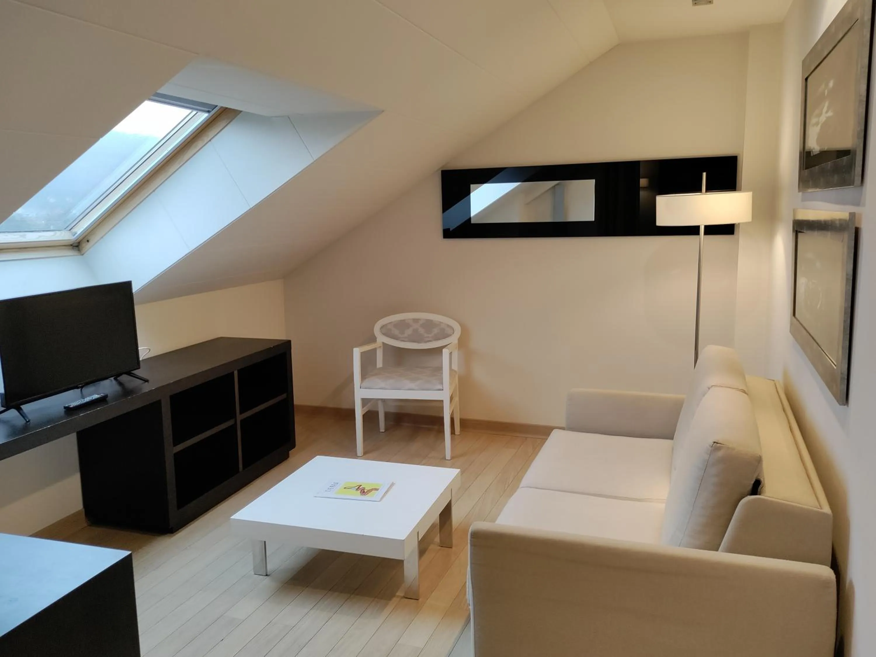 Living room in Hotel Bienestar Moaña