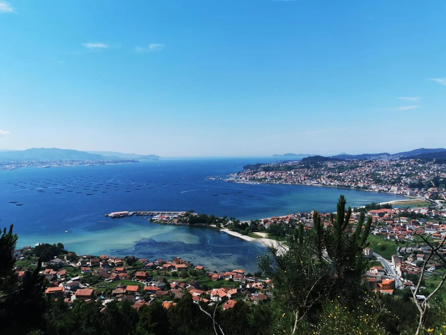 Natural landscape in Hotel Bienestar Moaña