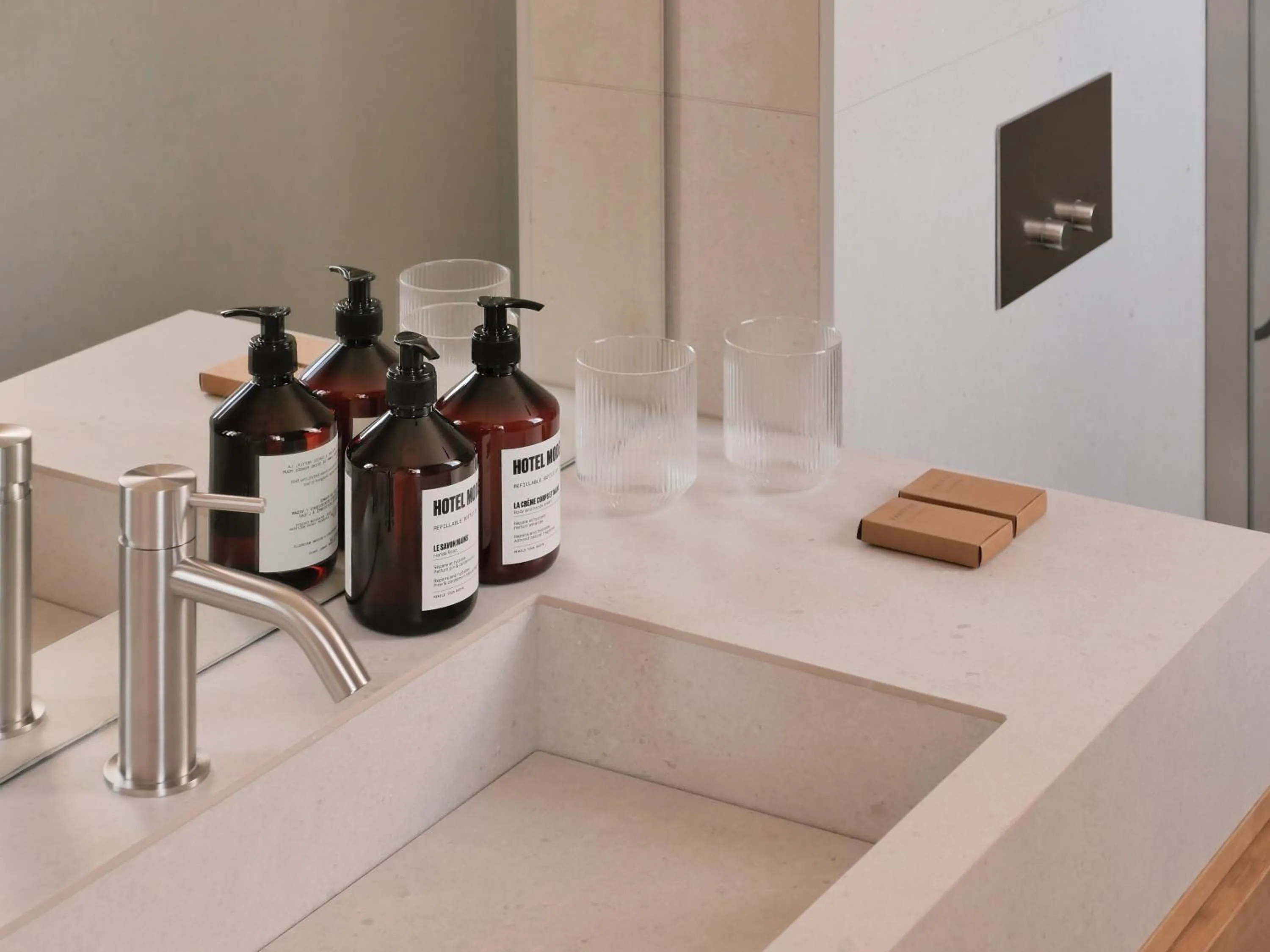 Bathroom in Hotel Moderne