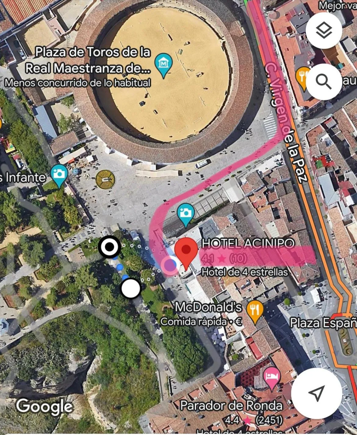 Neighbourhood in Acinipo