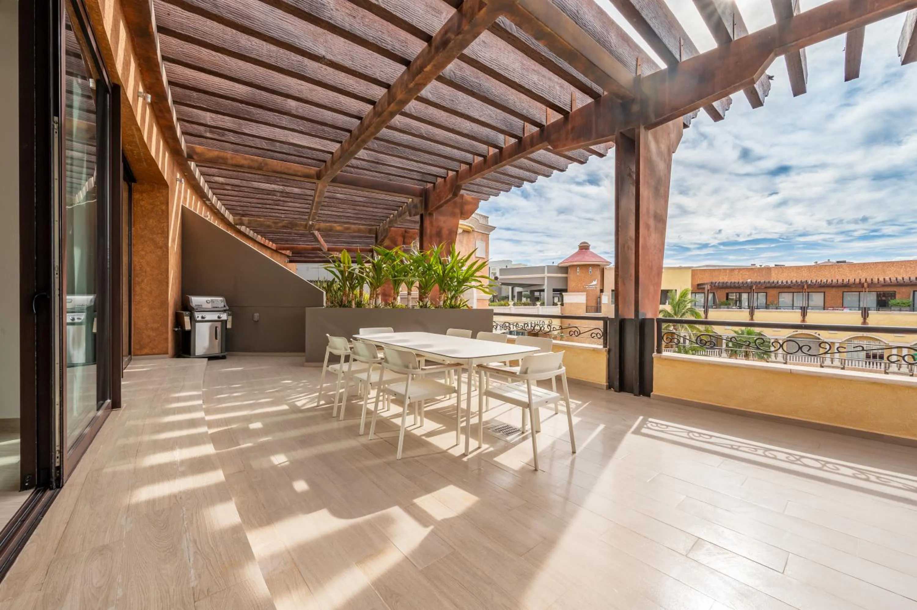 Patio in Paraiso Residences Marina Cabo by Capitalia
