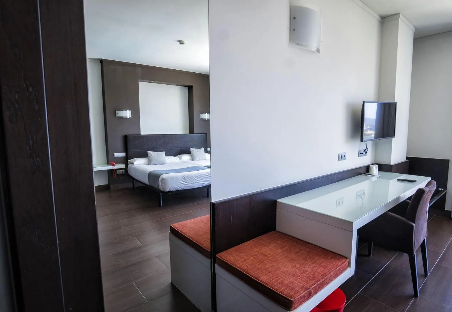 Bedroom, Bed in Hotel Alda Carril