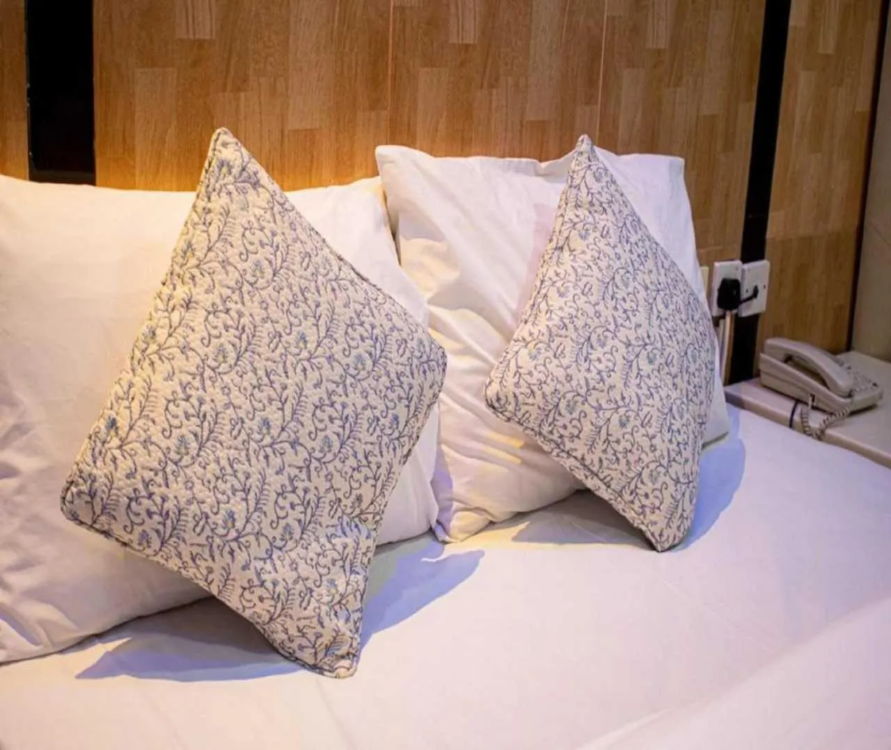 Bed in Sharjah Plaza Hotel