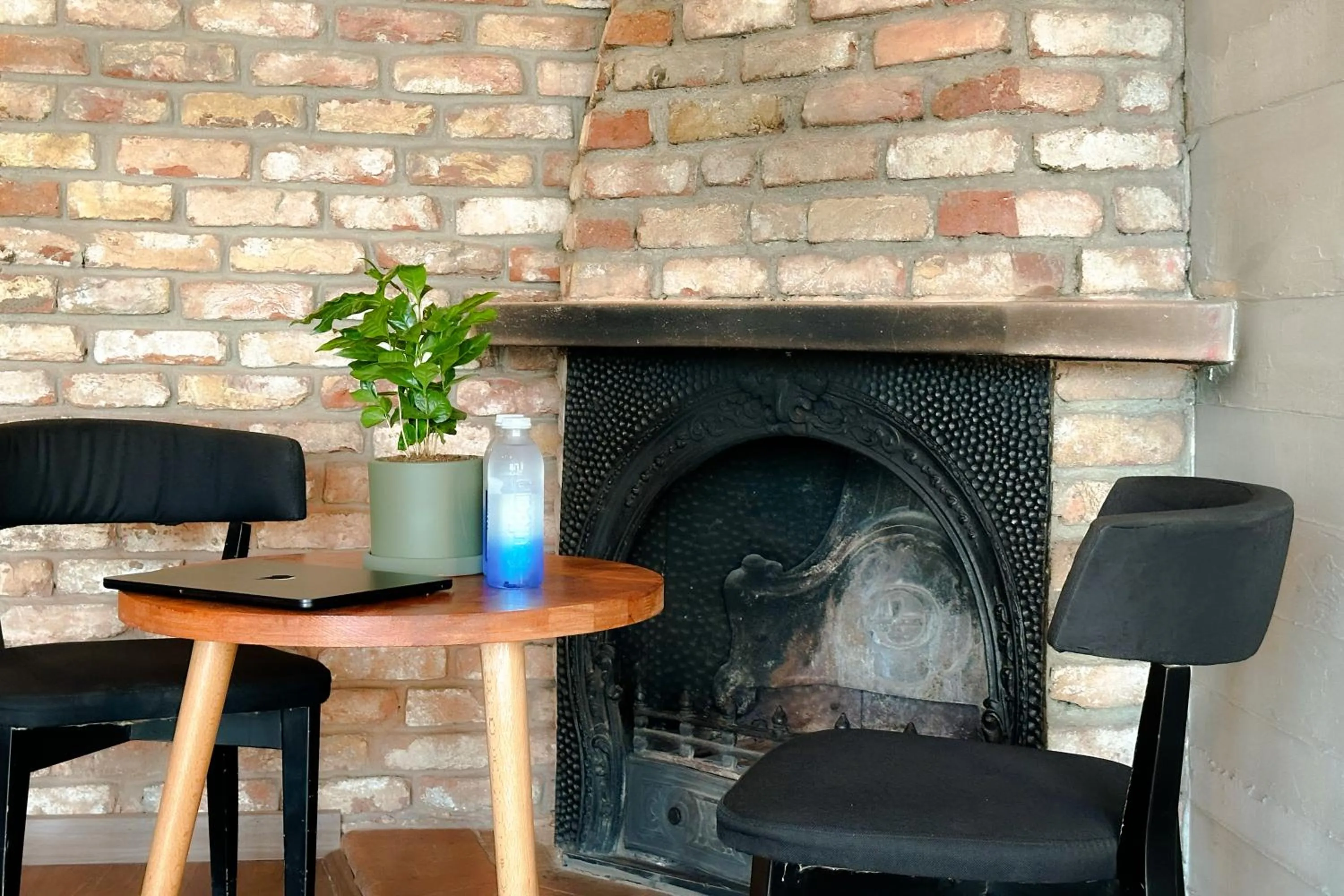 fireplace in The Haliç Bosphorus Hotel