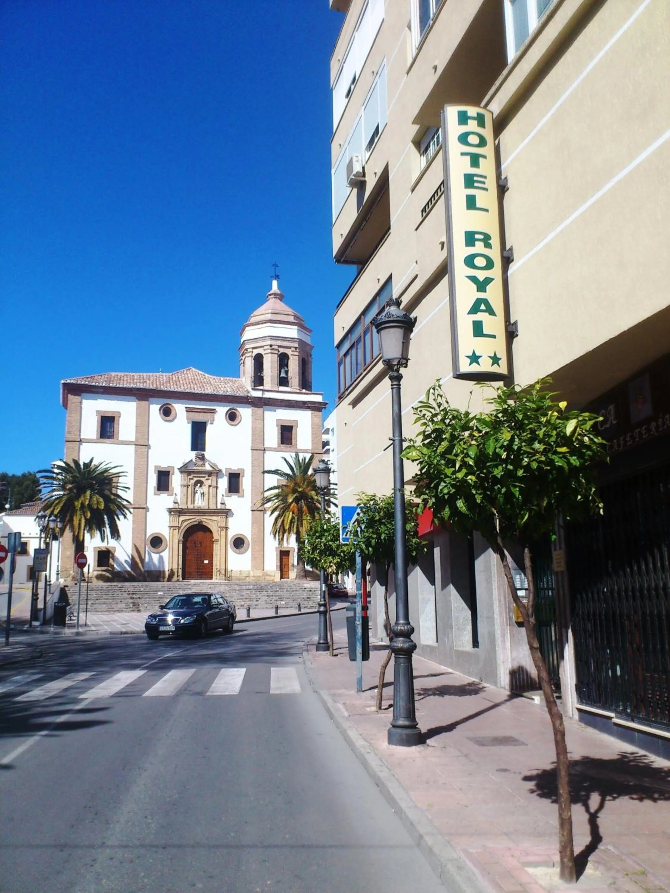 Facade/entrance in Hotel Royal