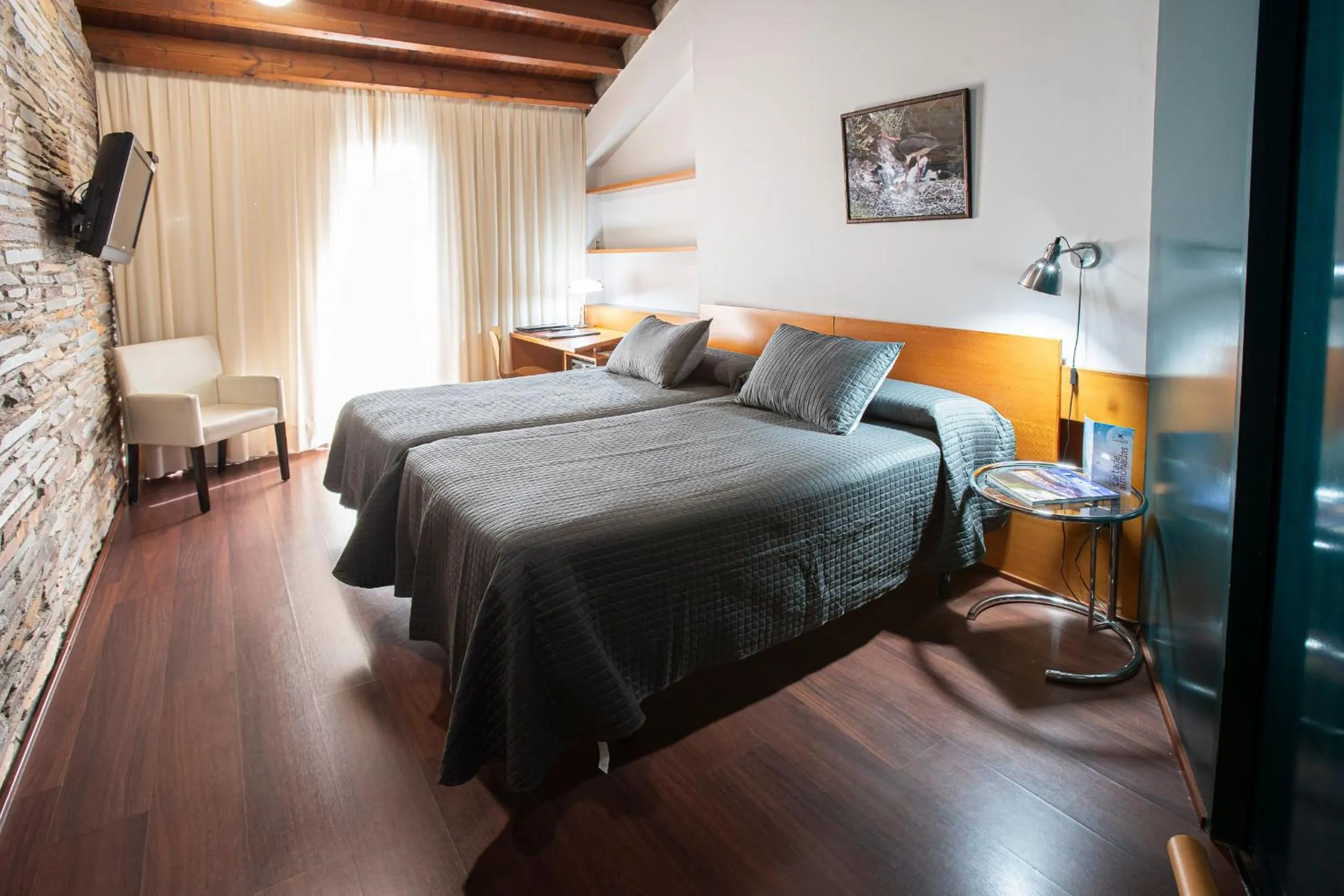 Bed in Hotel Parque de Monfragüe