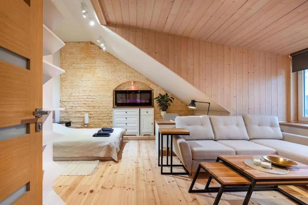 Bed in Luxury apartment in Gedimino av.