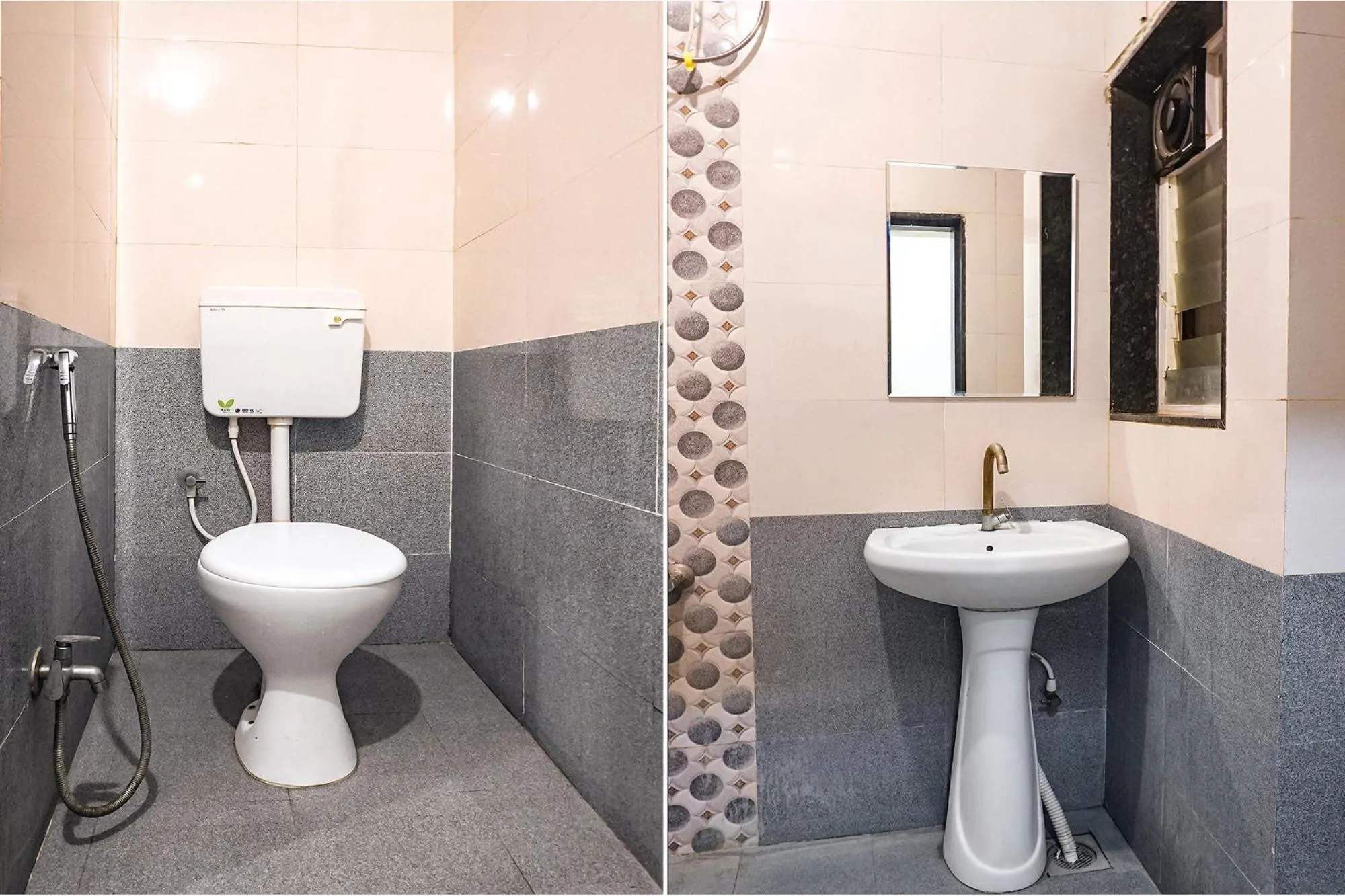 Bathroom in FabHotel Embassy near Amanora Mall