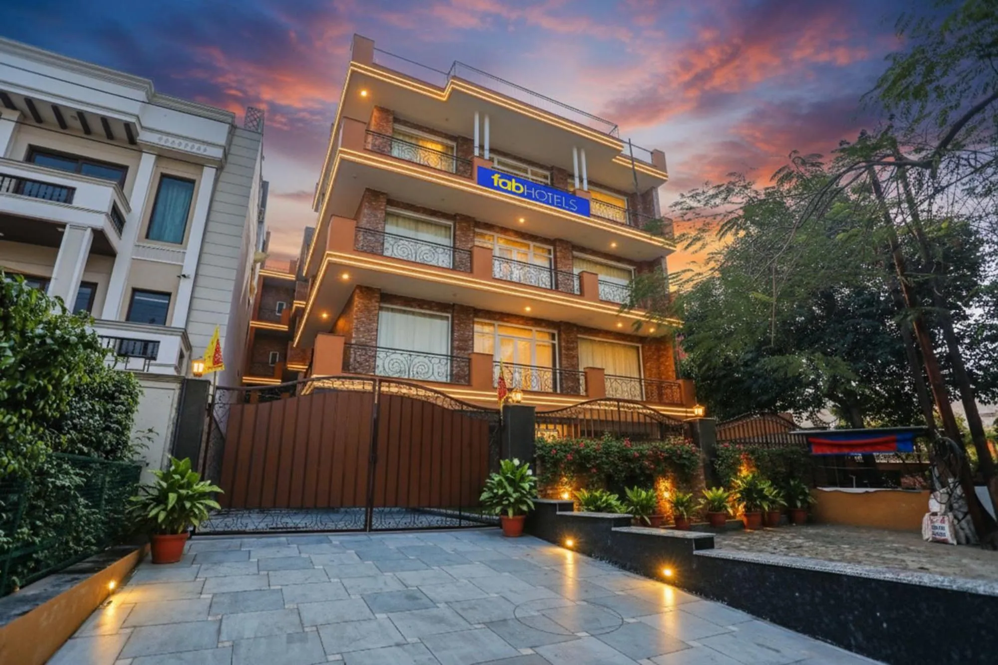 Property building in FabHotel Grihum