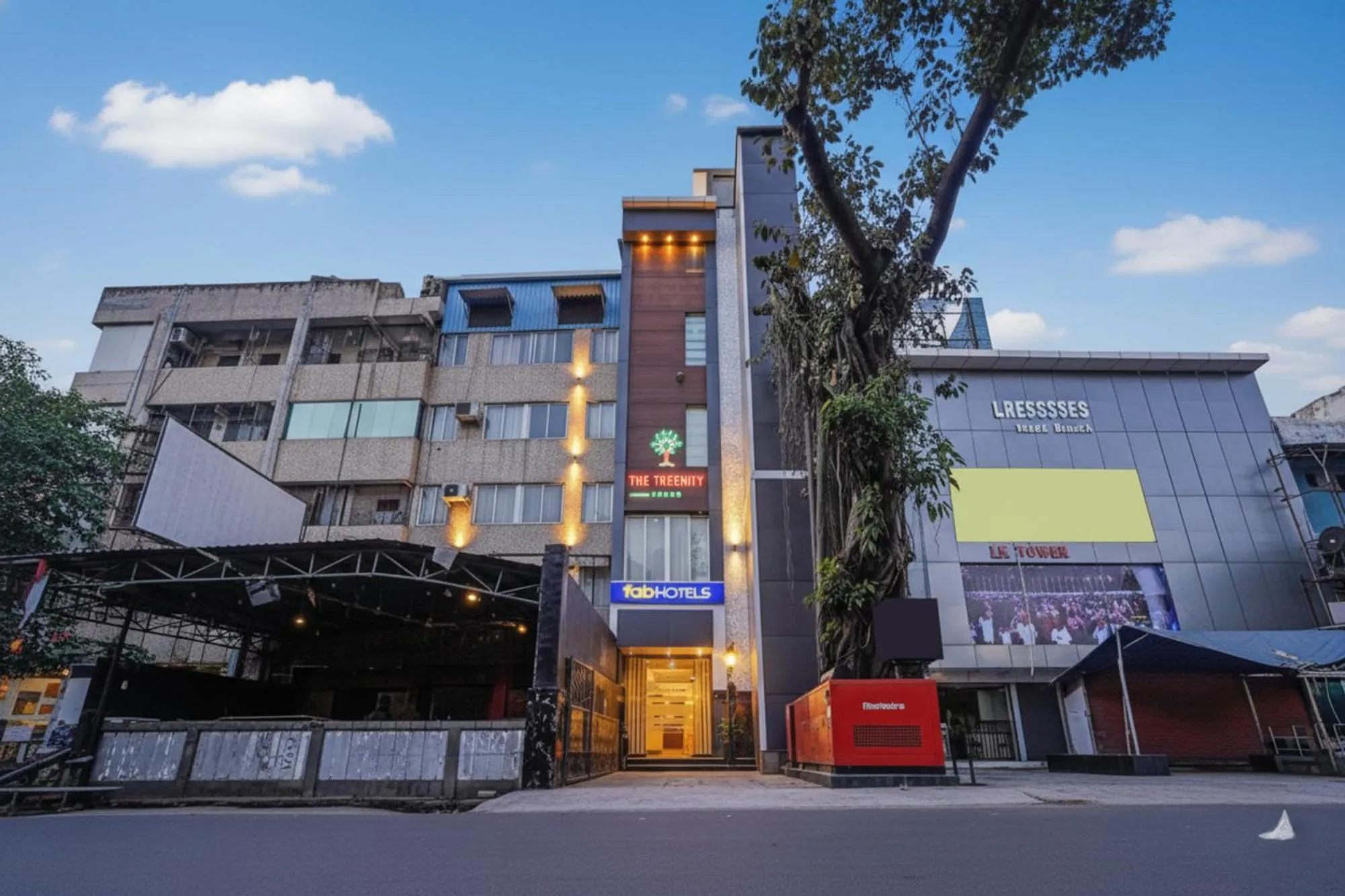 Property building in FabHotel The Treenity House