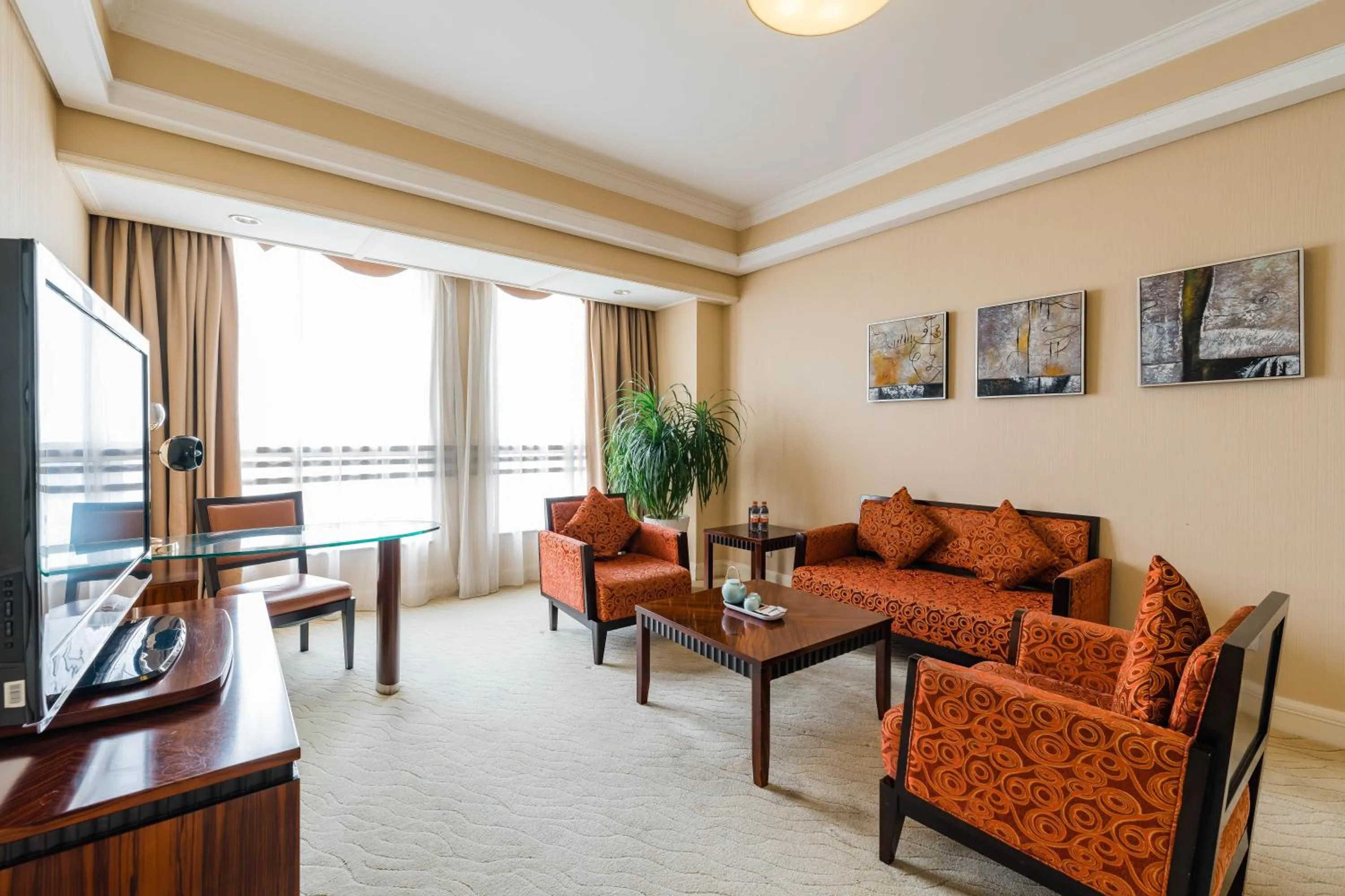 Living room in S&N Hotel Jiujiang