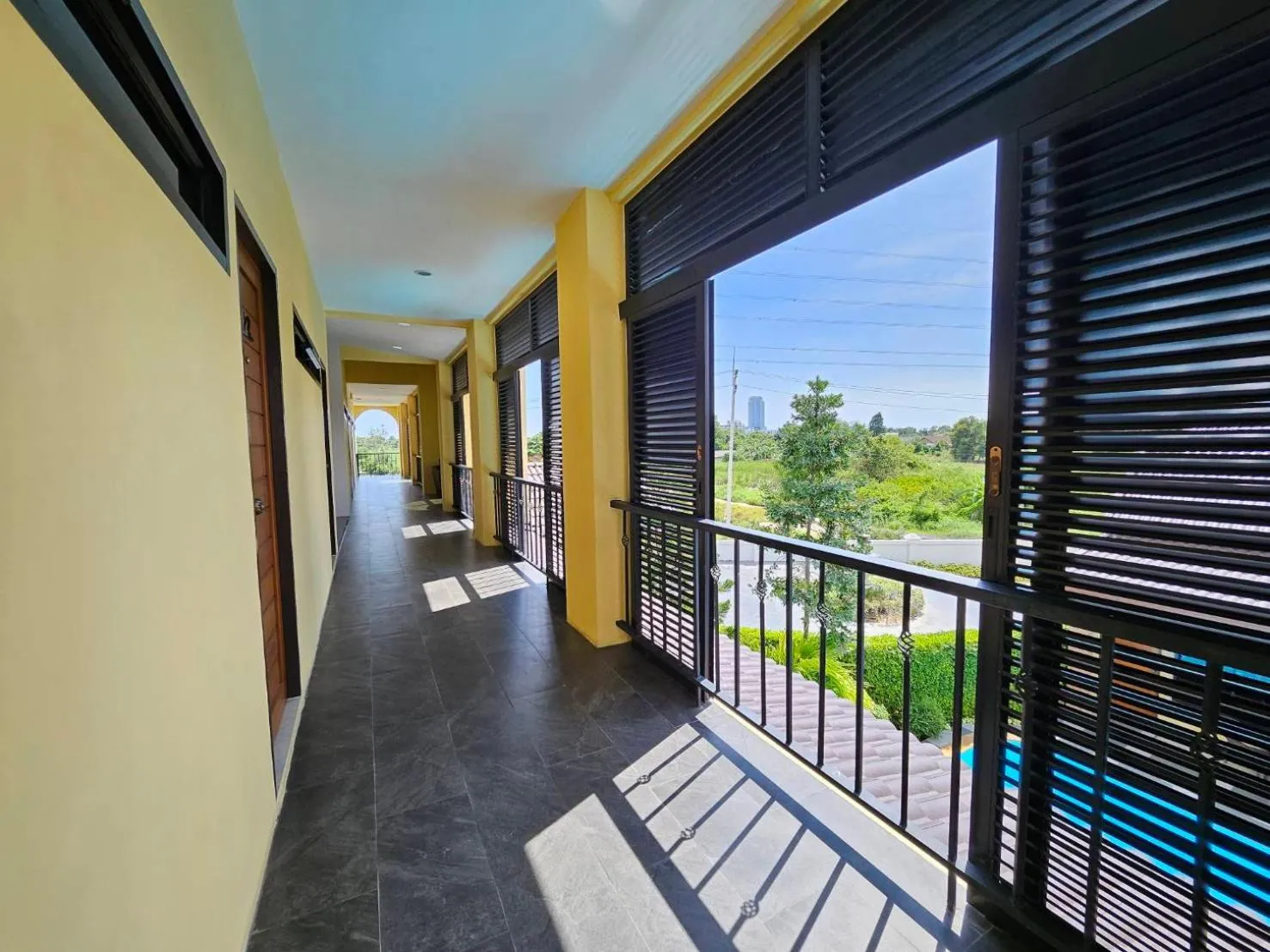 Balcony/Terrace in CottagePine Rayong Resort&Cafe