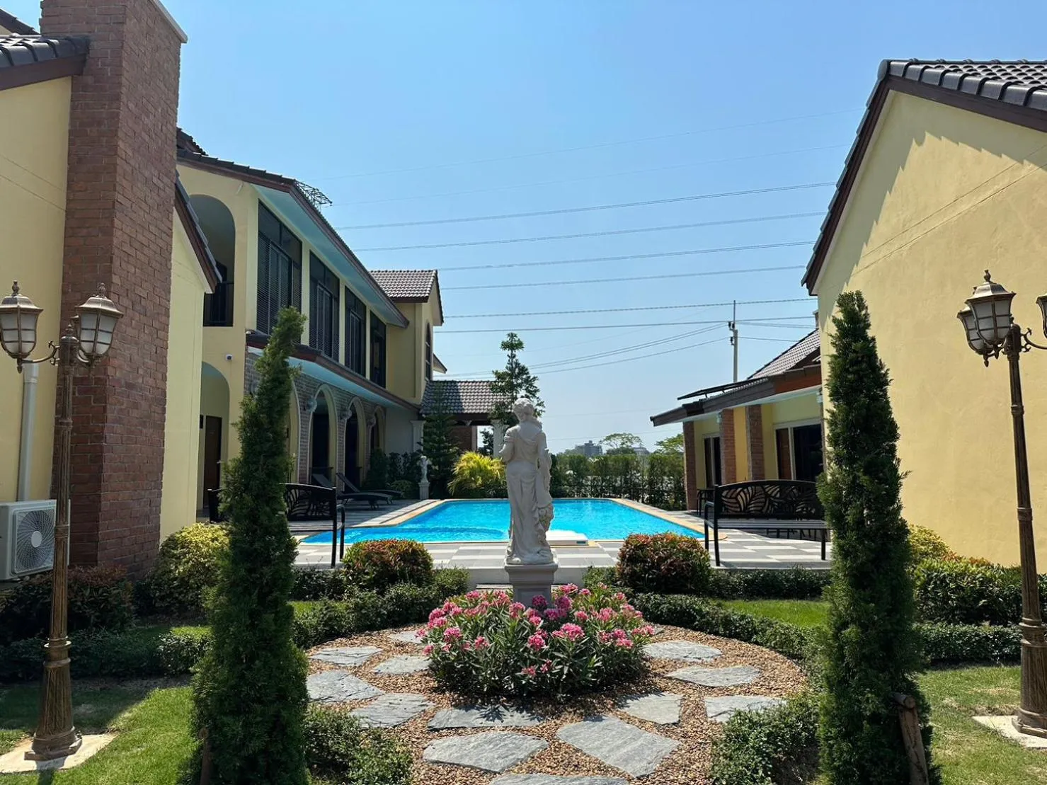 Property building in CottagePine Rayong Resort&Cafe