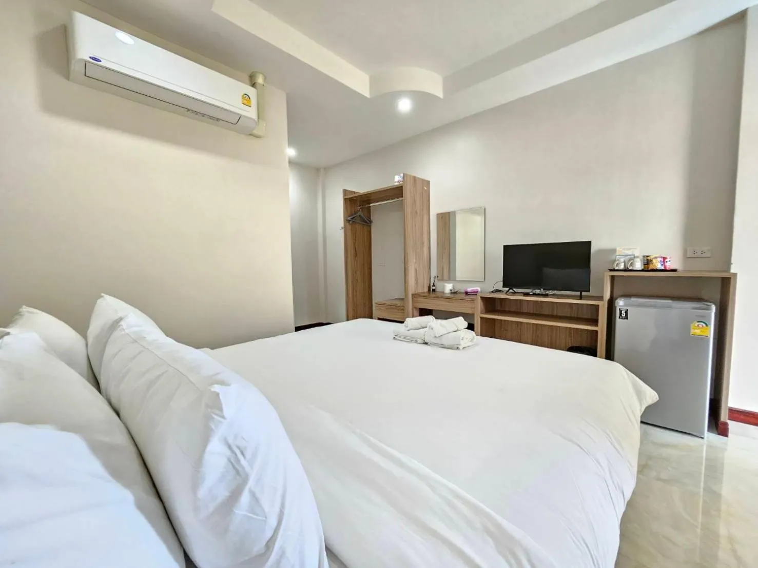 Bedroom, Bed in CottagePine Rayong Resort&Cafe