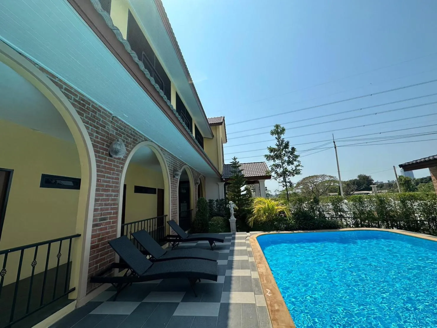 Swimming pool in CottagePine Rayong Resort&Cafe