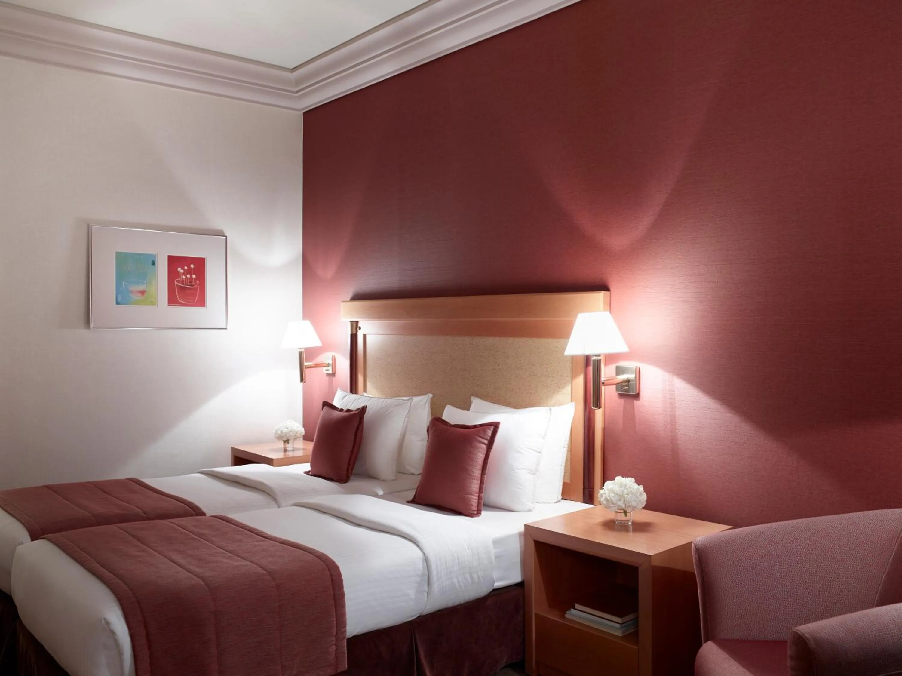 Bed in Athens Zafolia Hotel