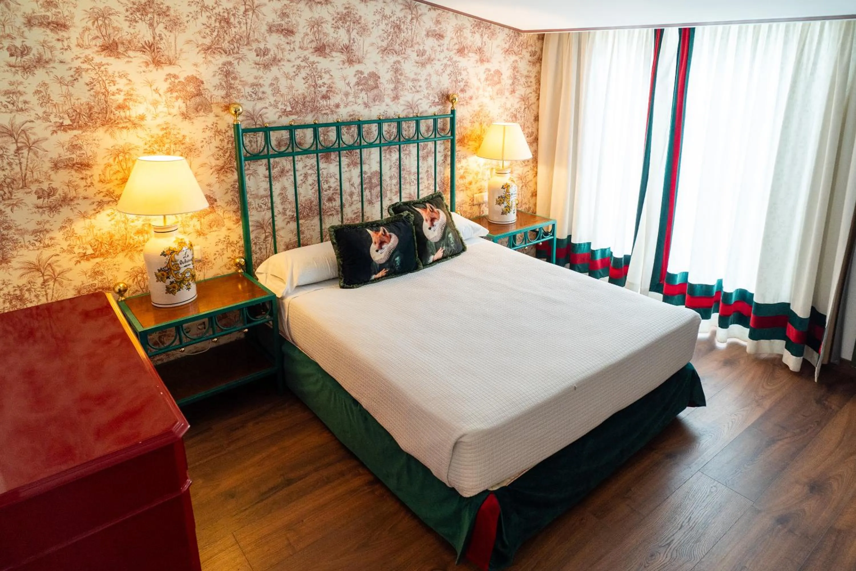 Balcony/Terrace, Bed in Palacete de la Ochava