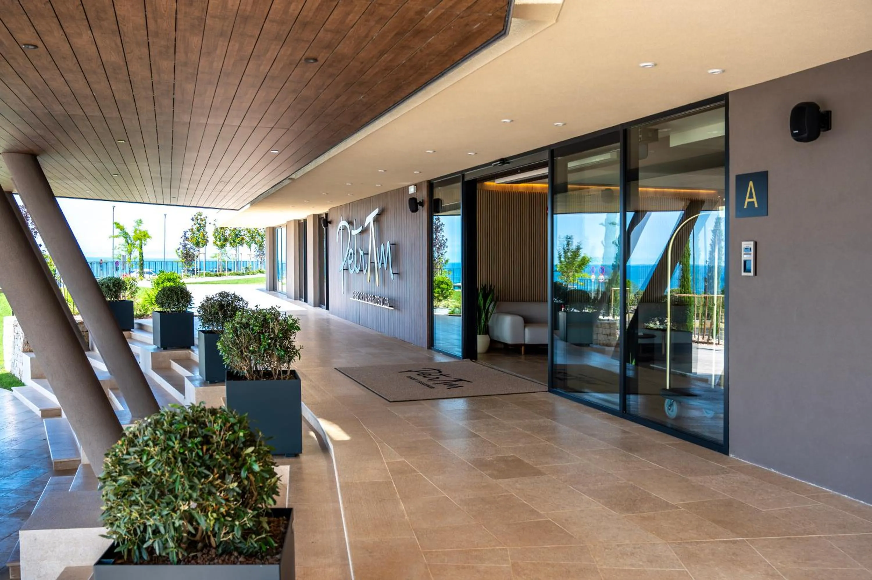 Facade/entrance in Petram Resort & Residences