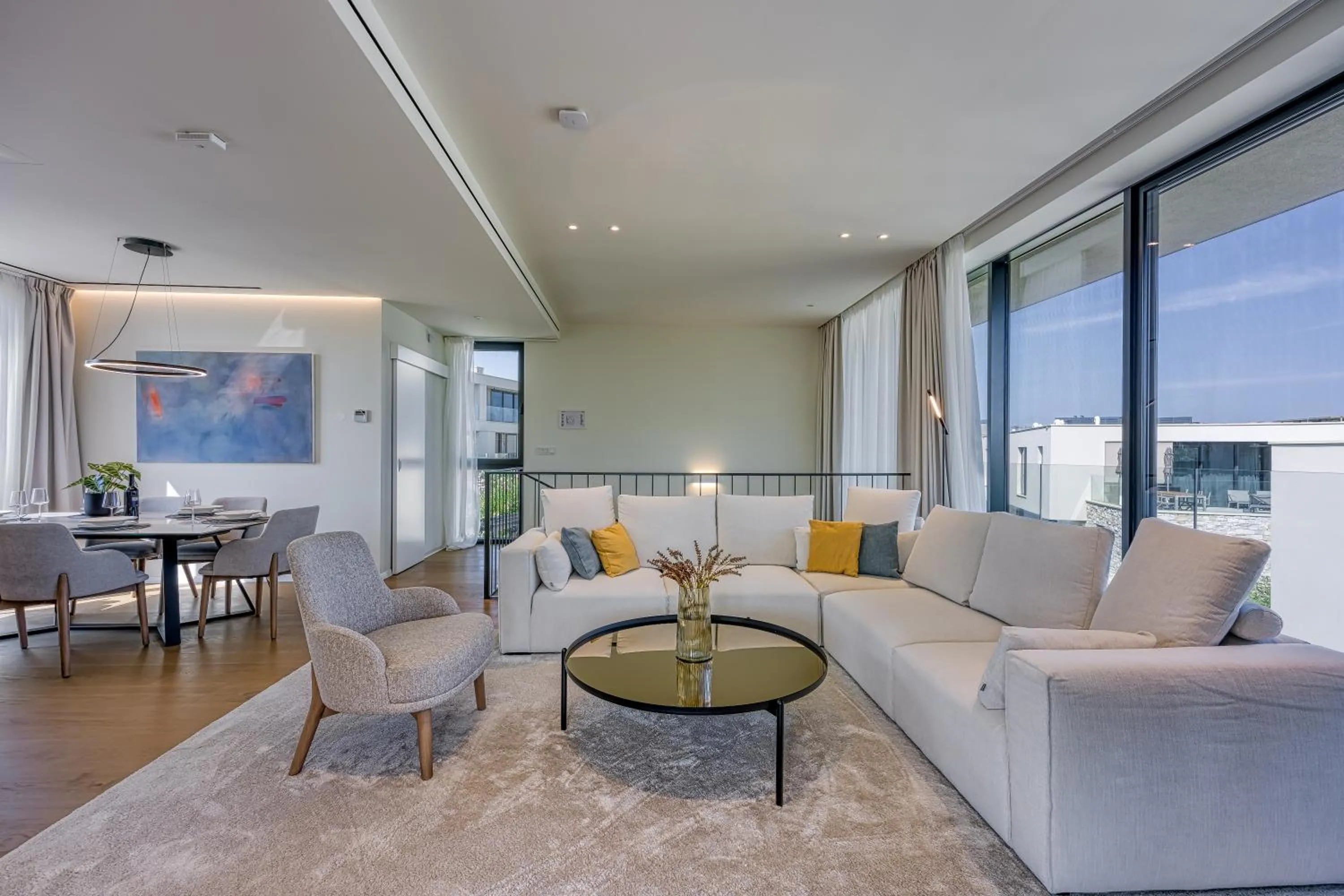 Living room in Petram Resort & Residences