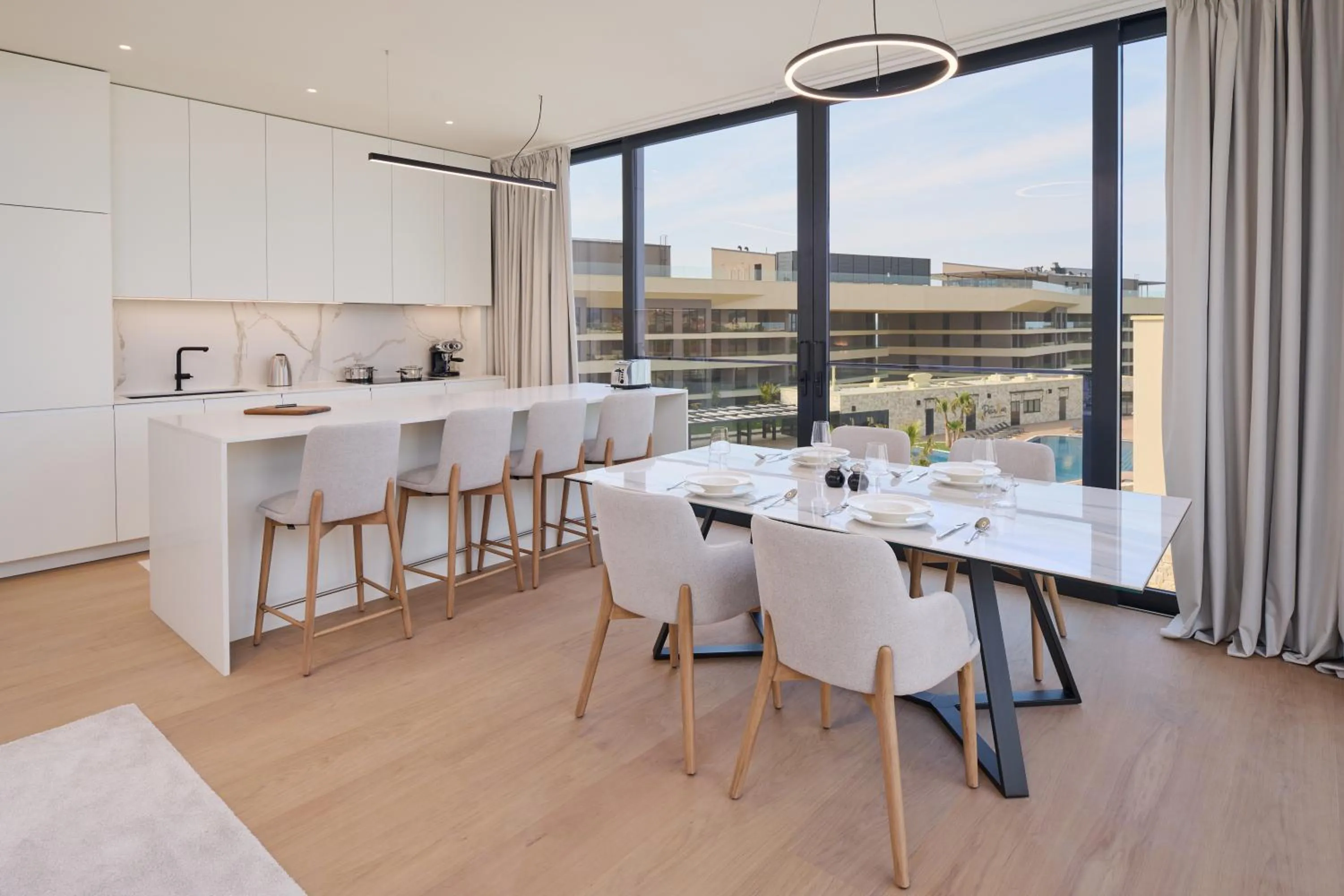 Kitchen or kitchenette in Petram Resort & Residences