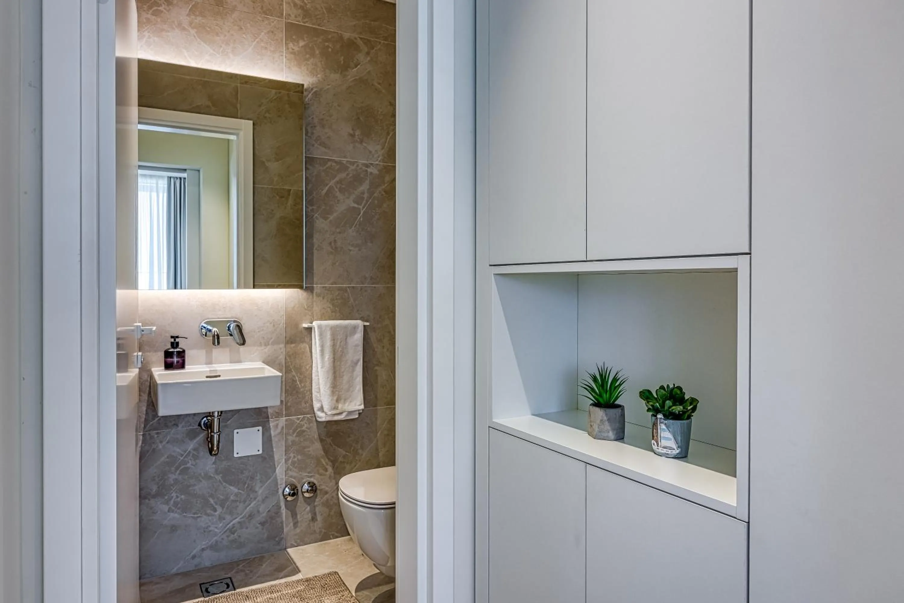 Toilet in Petram Resort & Residences