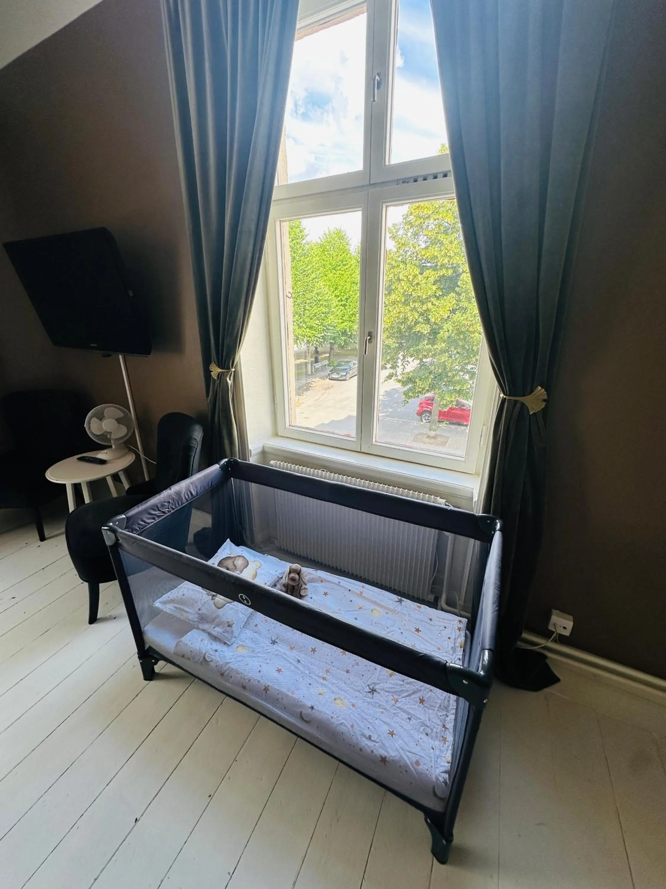 Bed in Vattengrändens Vandrarhem & Hotel